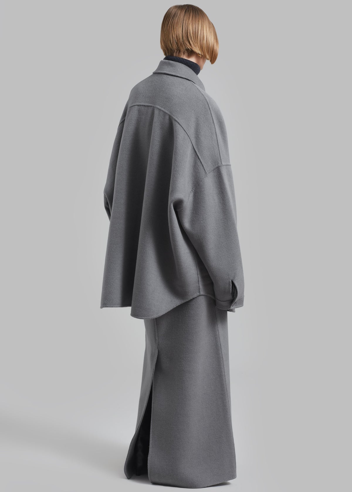 Dallas Wool Overshirt - Grey - 7