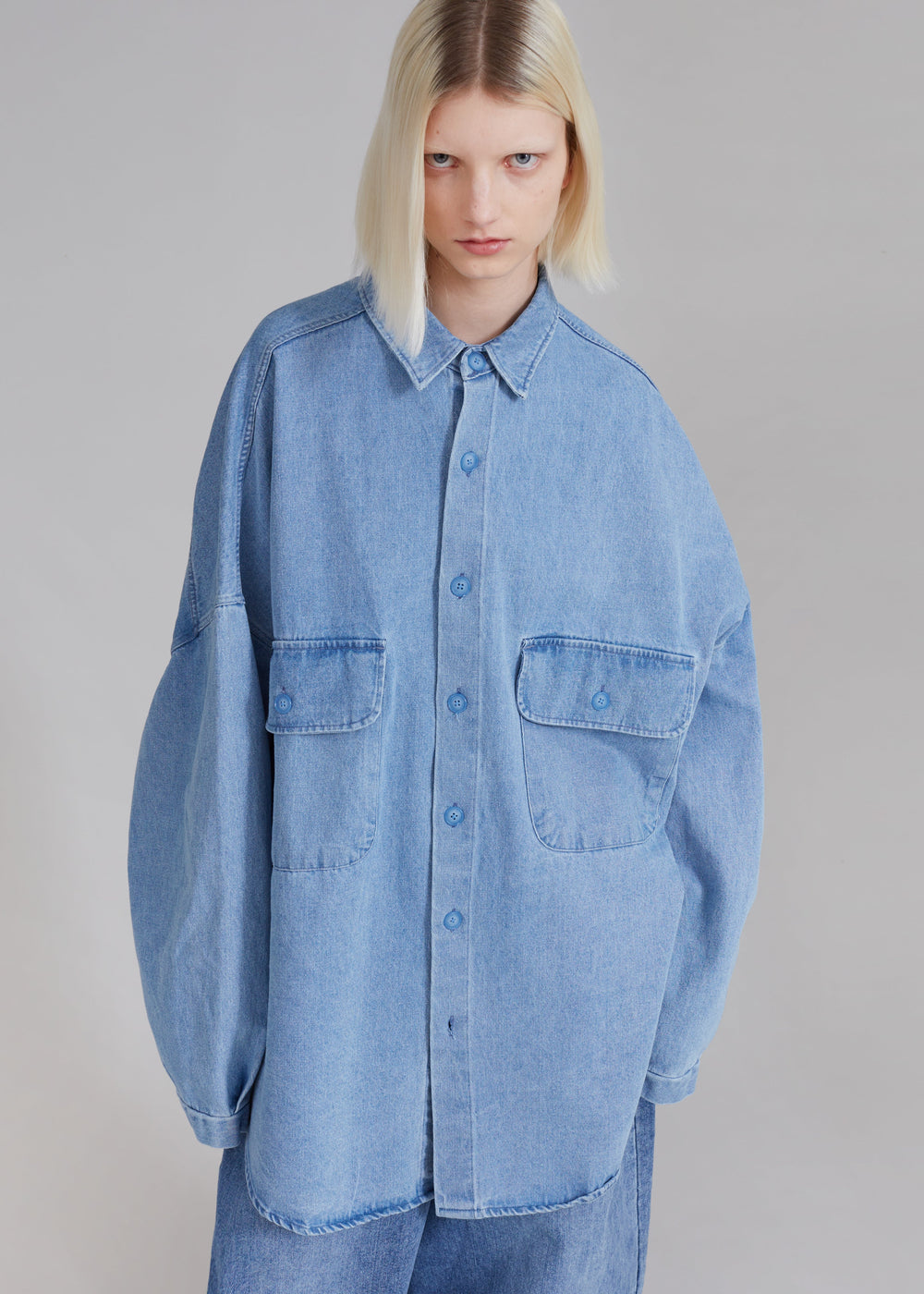 Dallas Denim Overshirt - Worn Wash - 1