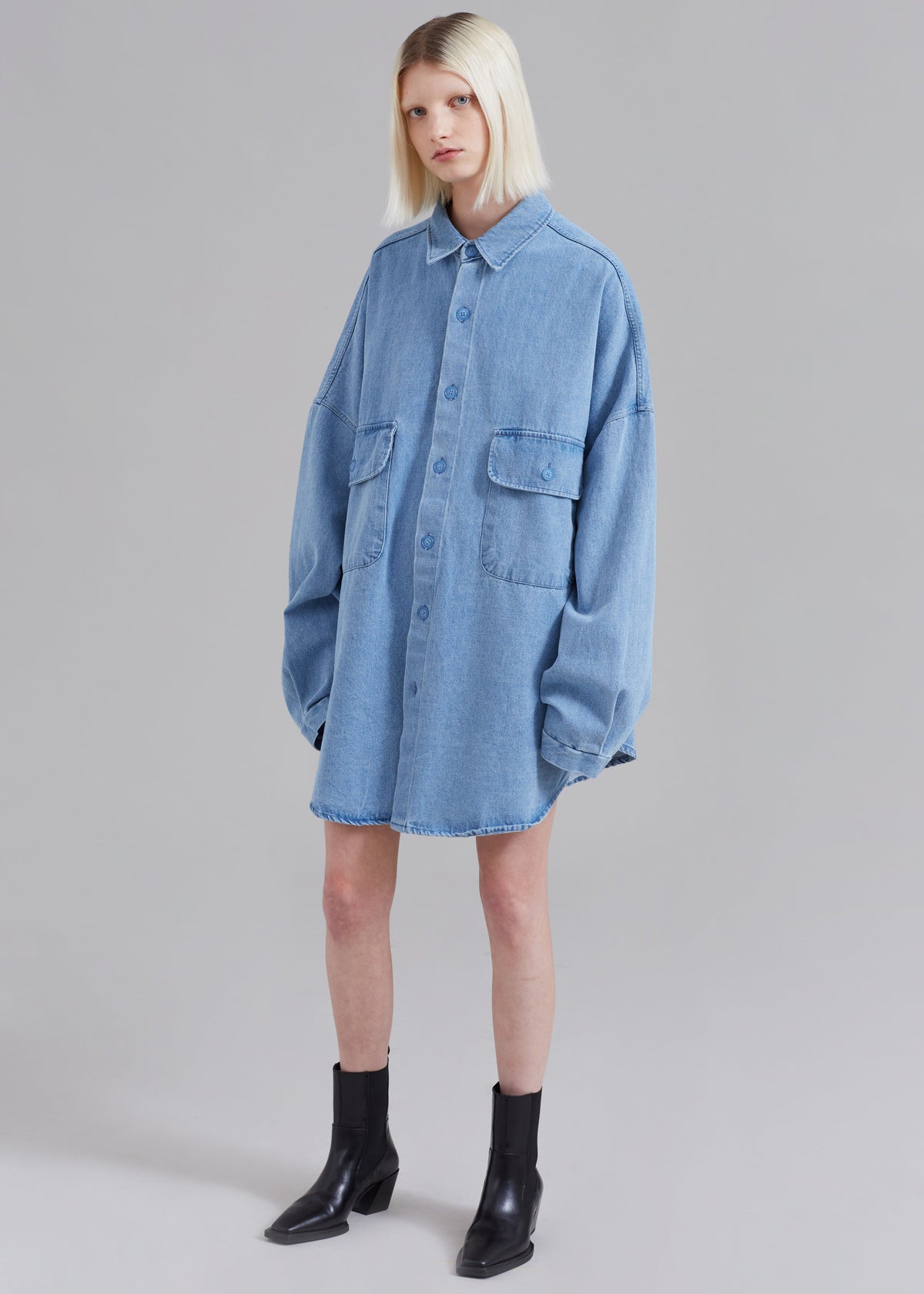 Dallas Denim Overshirt - Worn Wash - 1