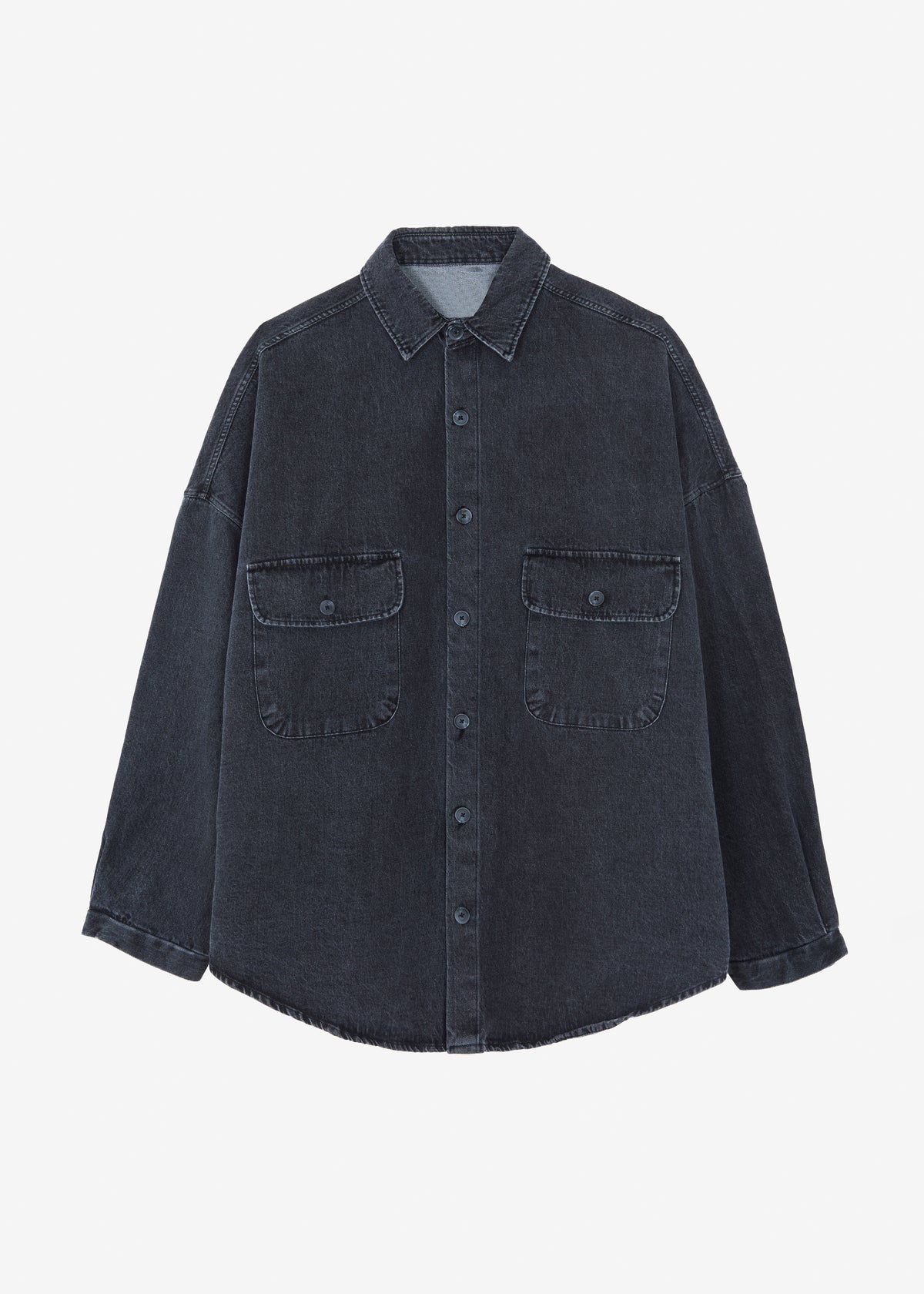 Dallas Denim Overshirt - Dark Grey - 17