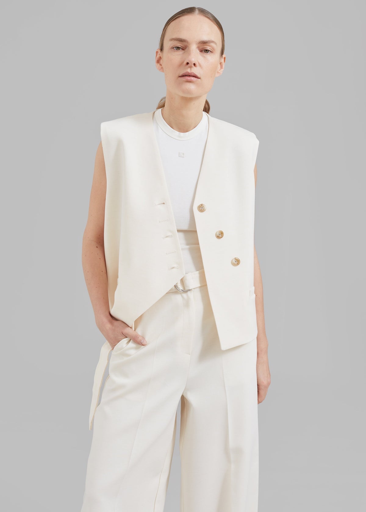 Delphi Vest - Cream - 8