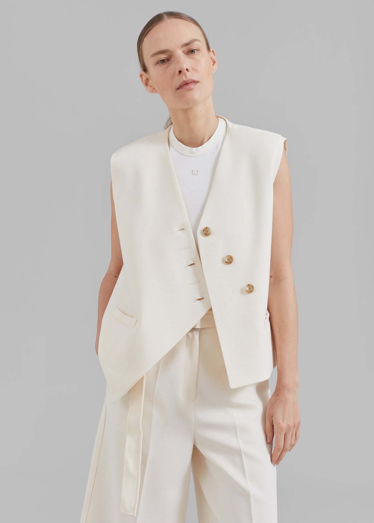 Delphi Vest - Cream - 2