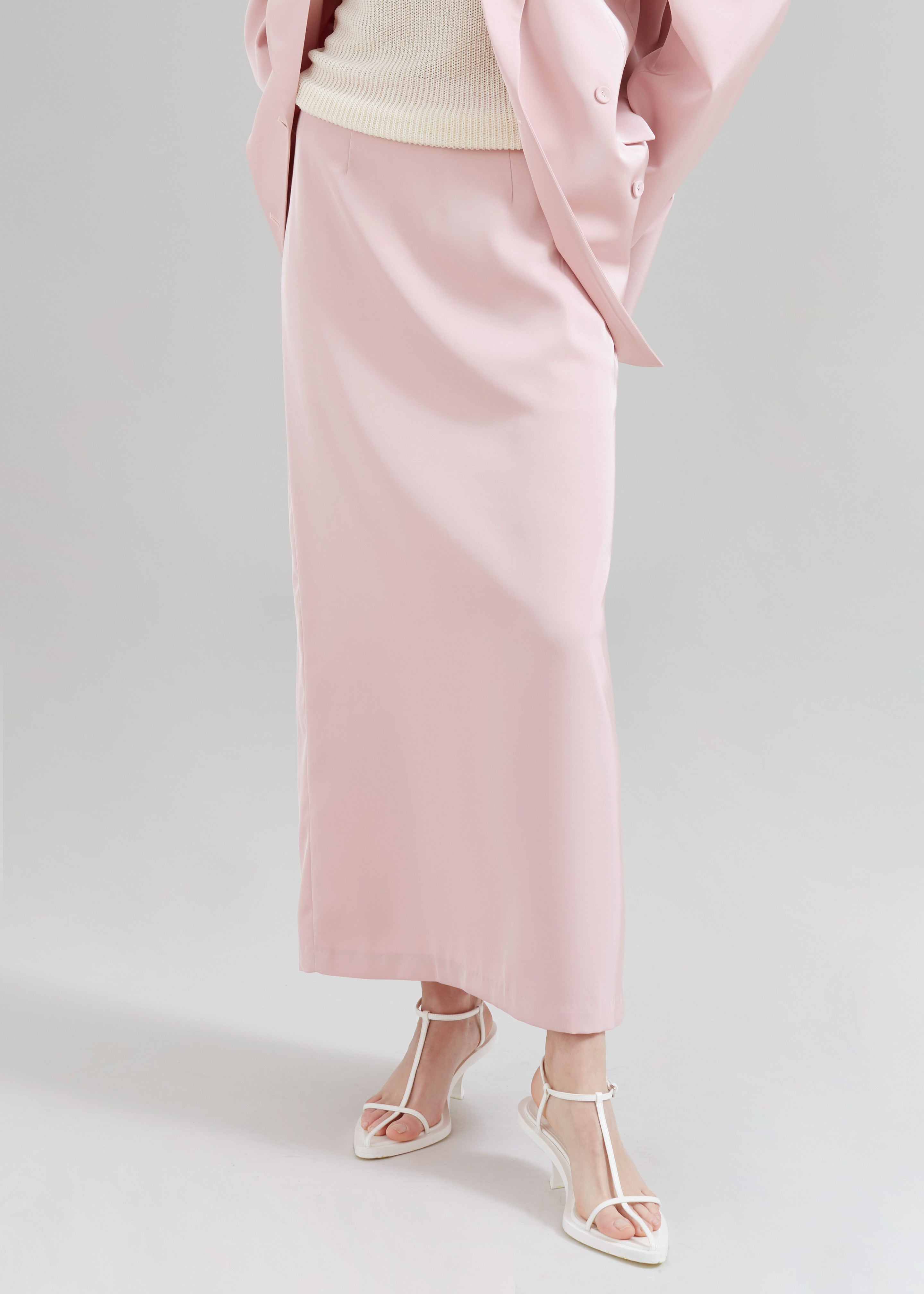 Demi Pencil Skirt - Pink - 2