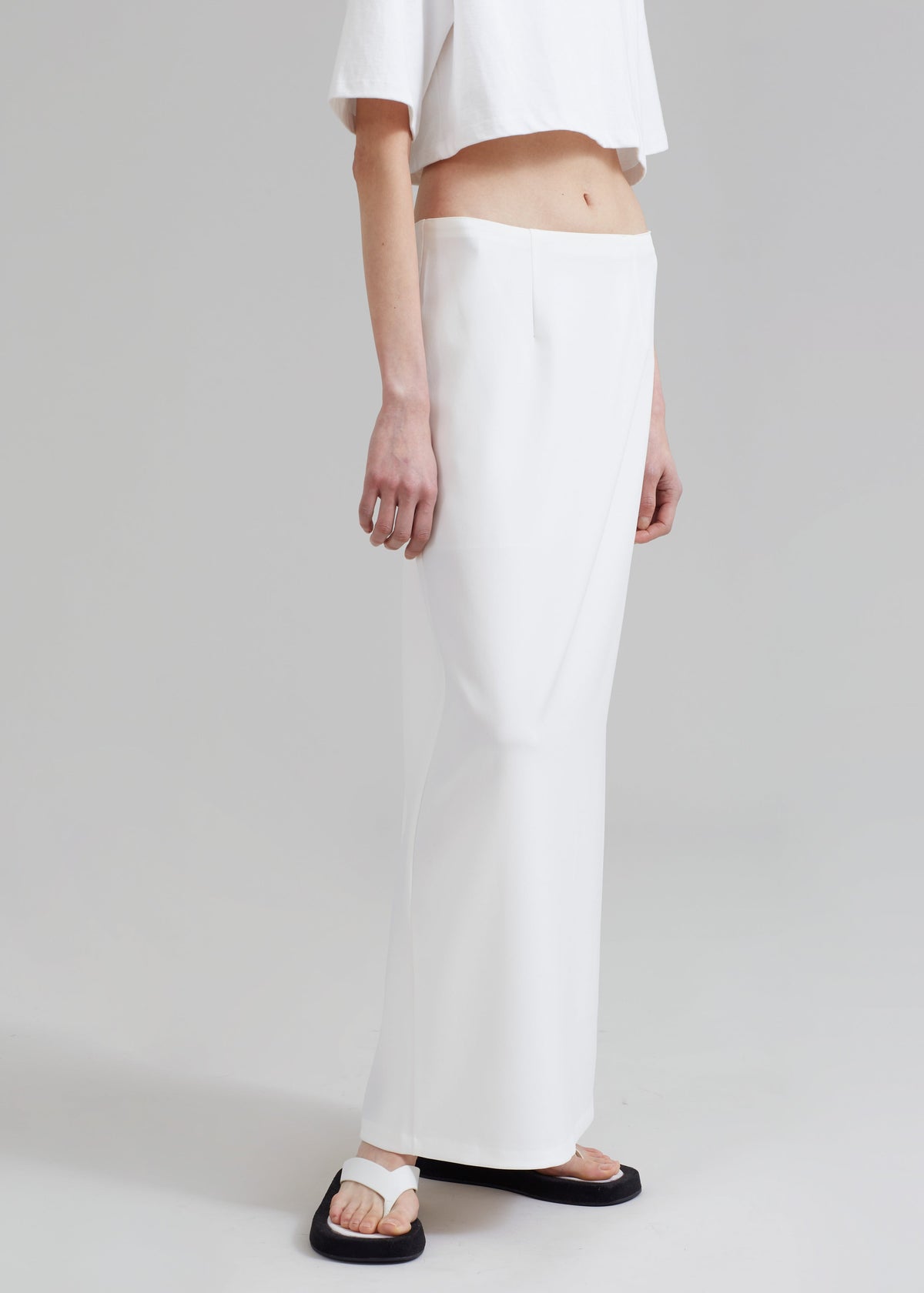 Demi Pencil Skirt - White - 8