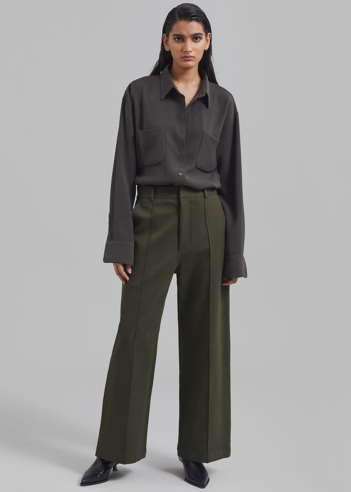 Devon Trousers - Khaki - 1