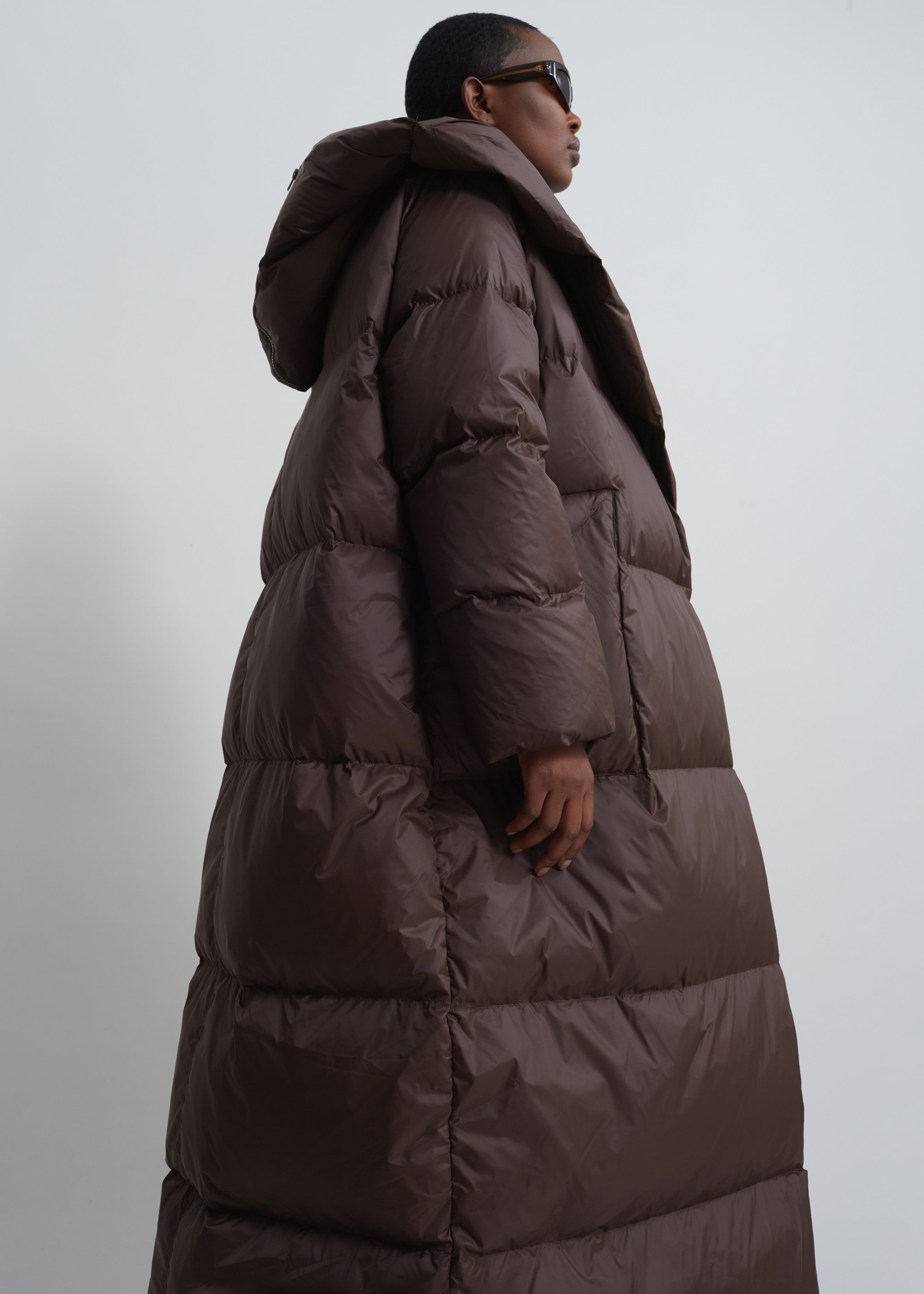 Dover Puffer Coat - Brown - 3