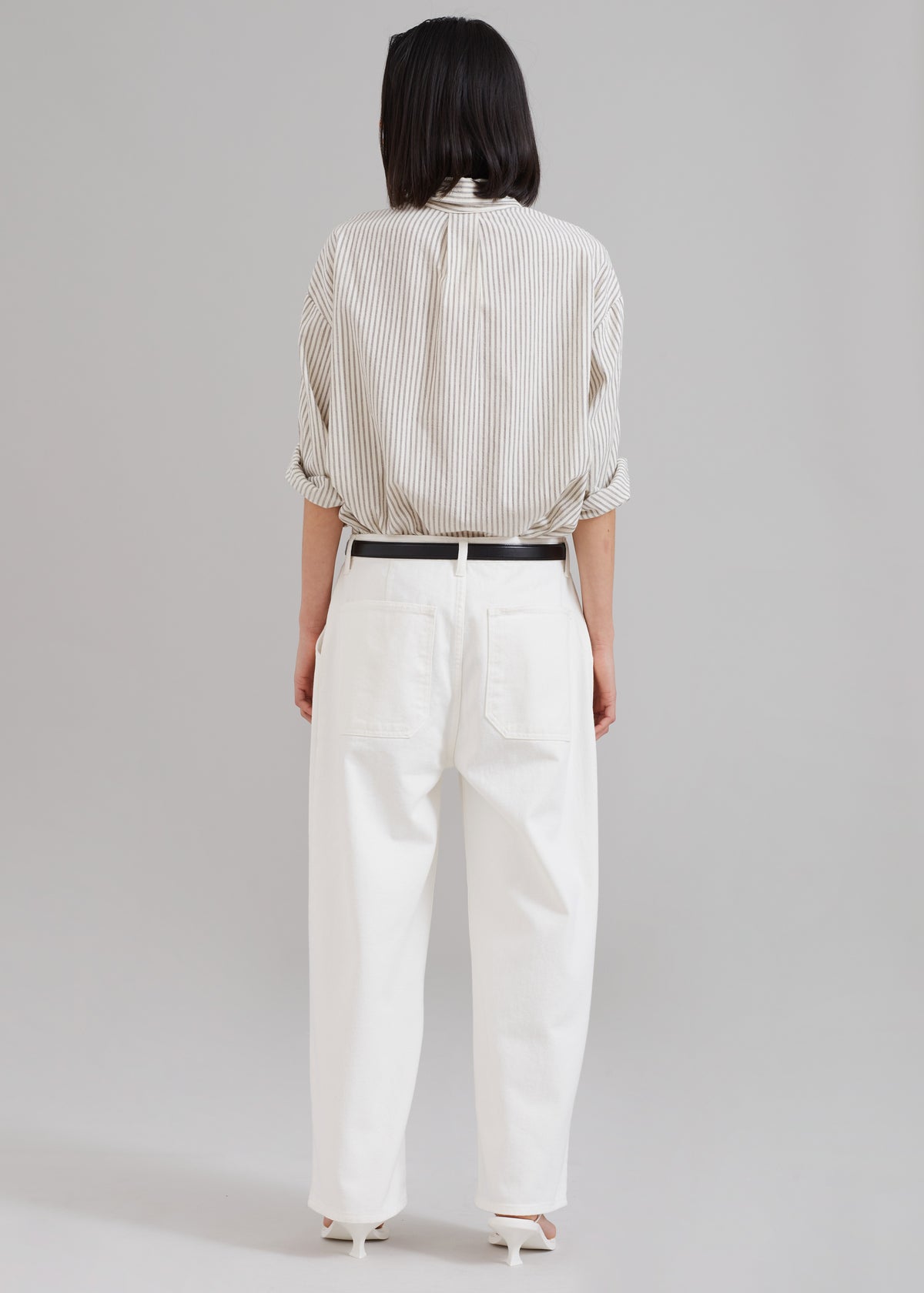 Drew Denim Pants - White - 7