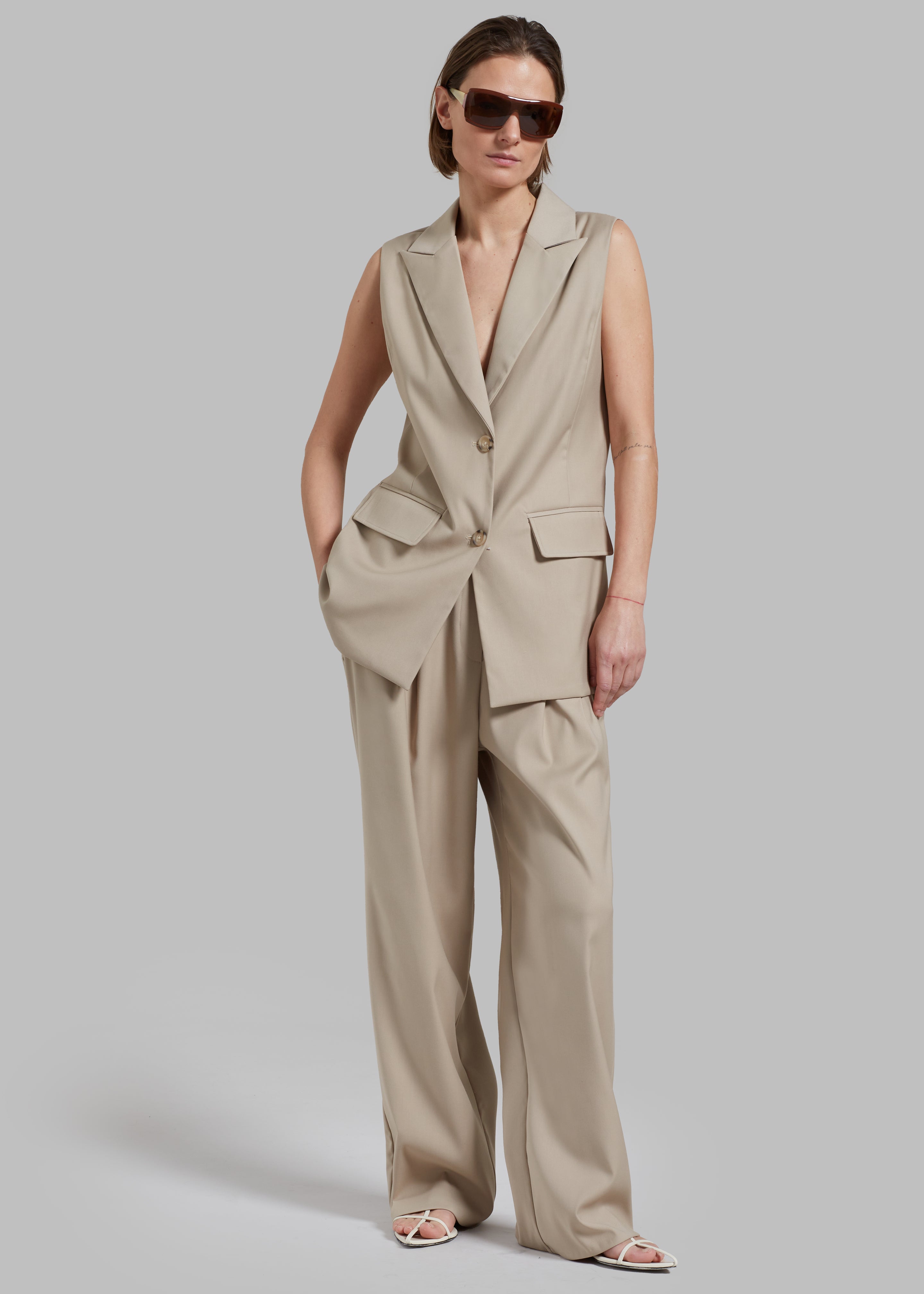 Durban Trousers - Taupe - 1