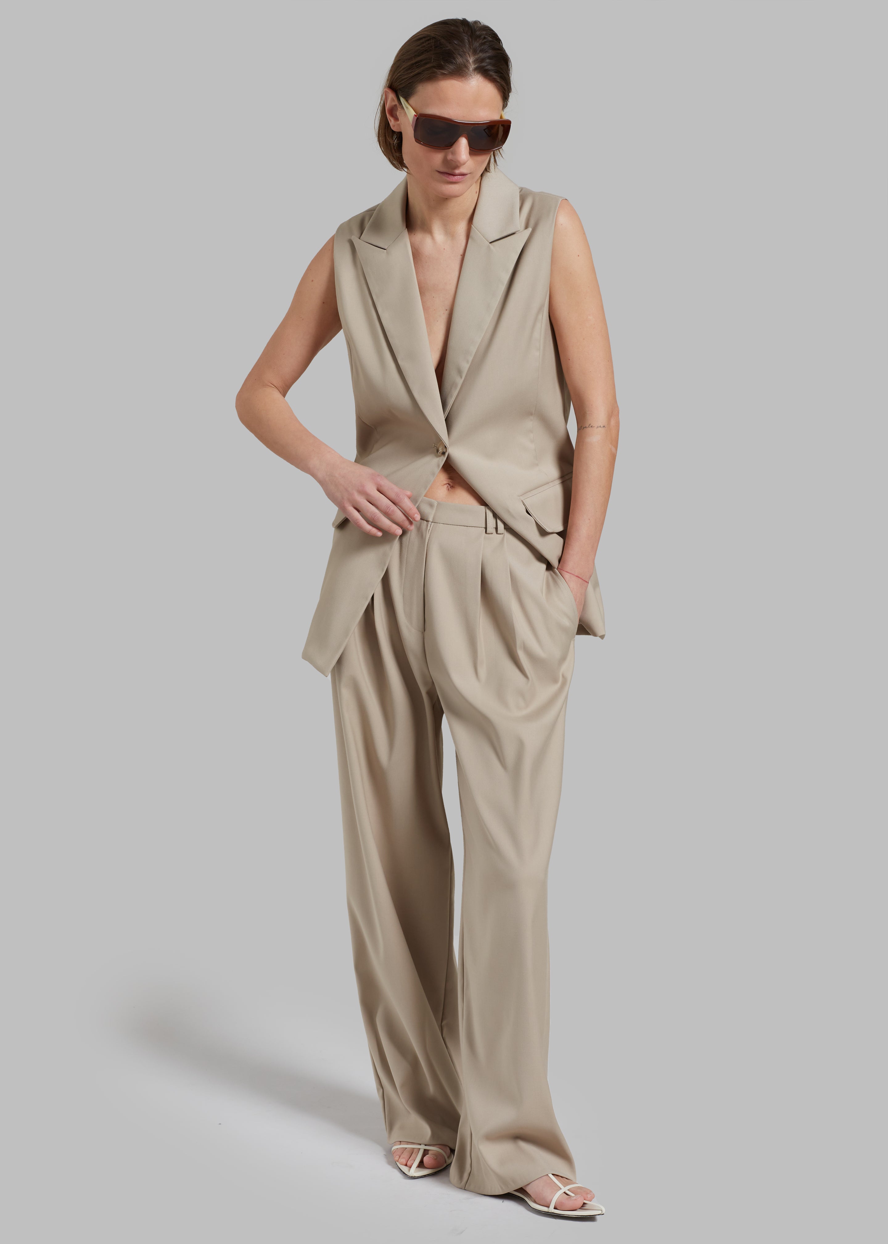 Durban Trousers - Taupe - 3