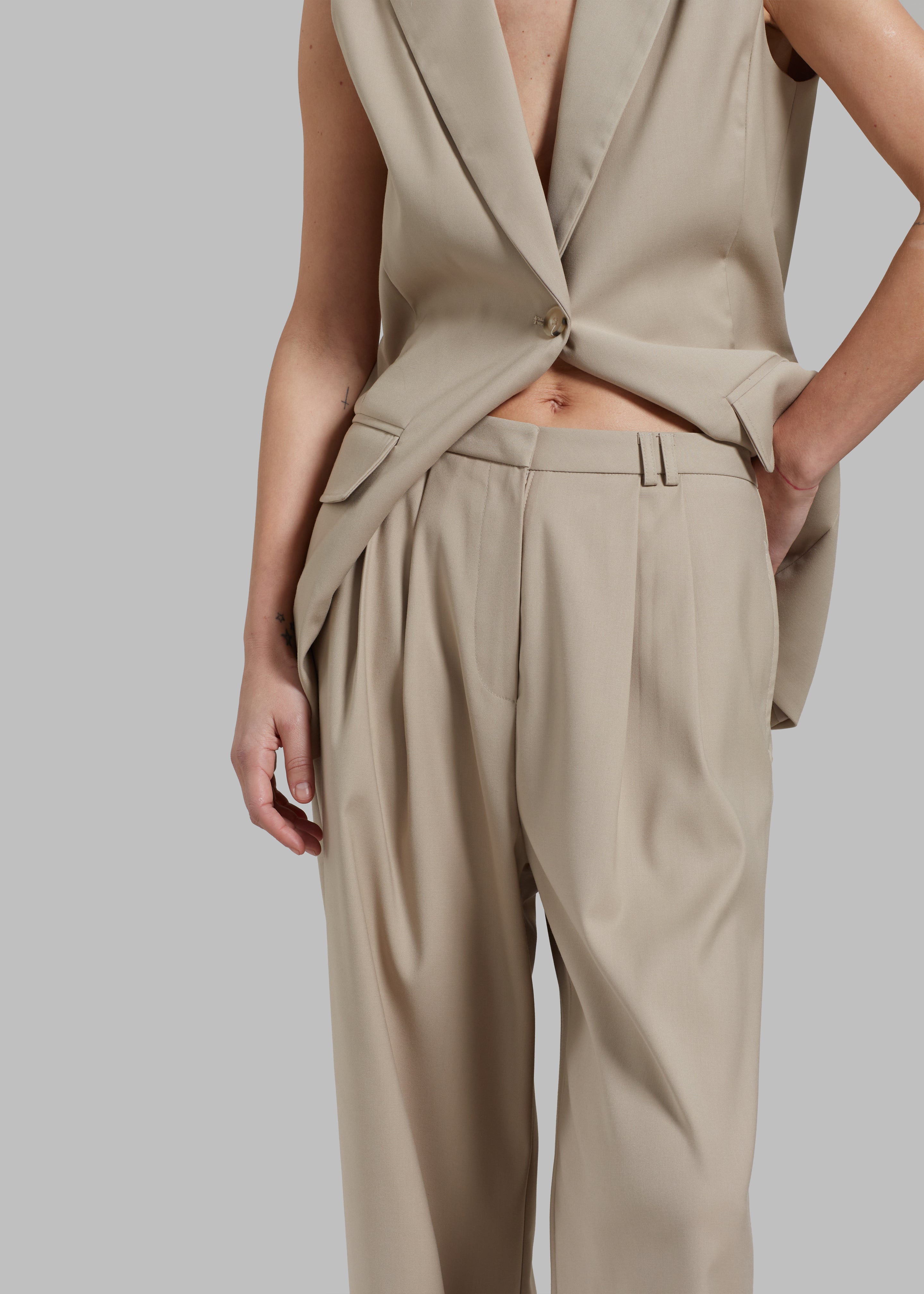 Durban Trousers - Taupe - 2
