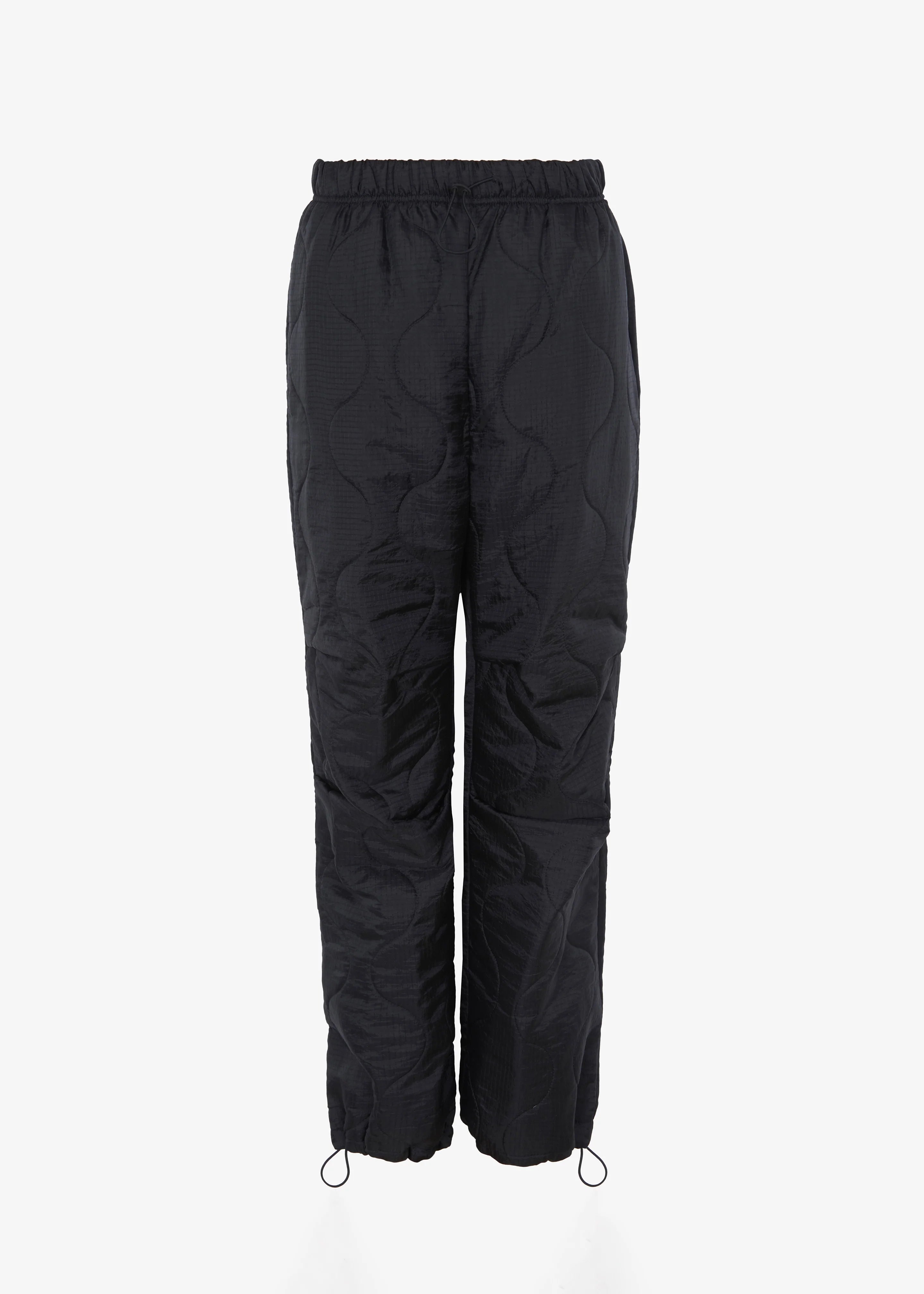 Dustine Quilted Joggers - Black - 7