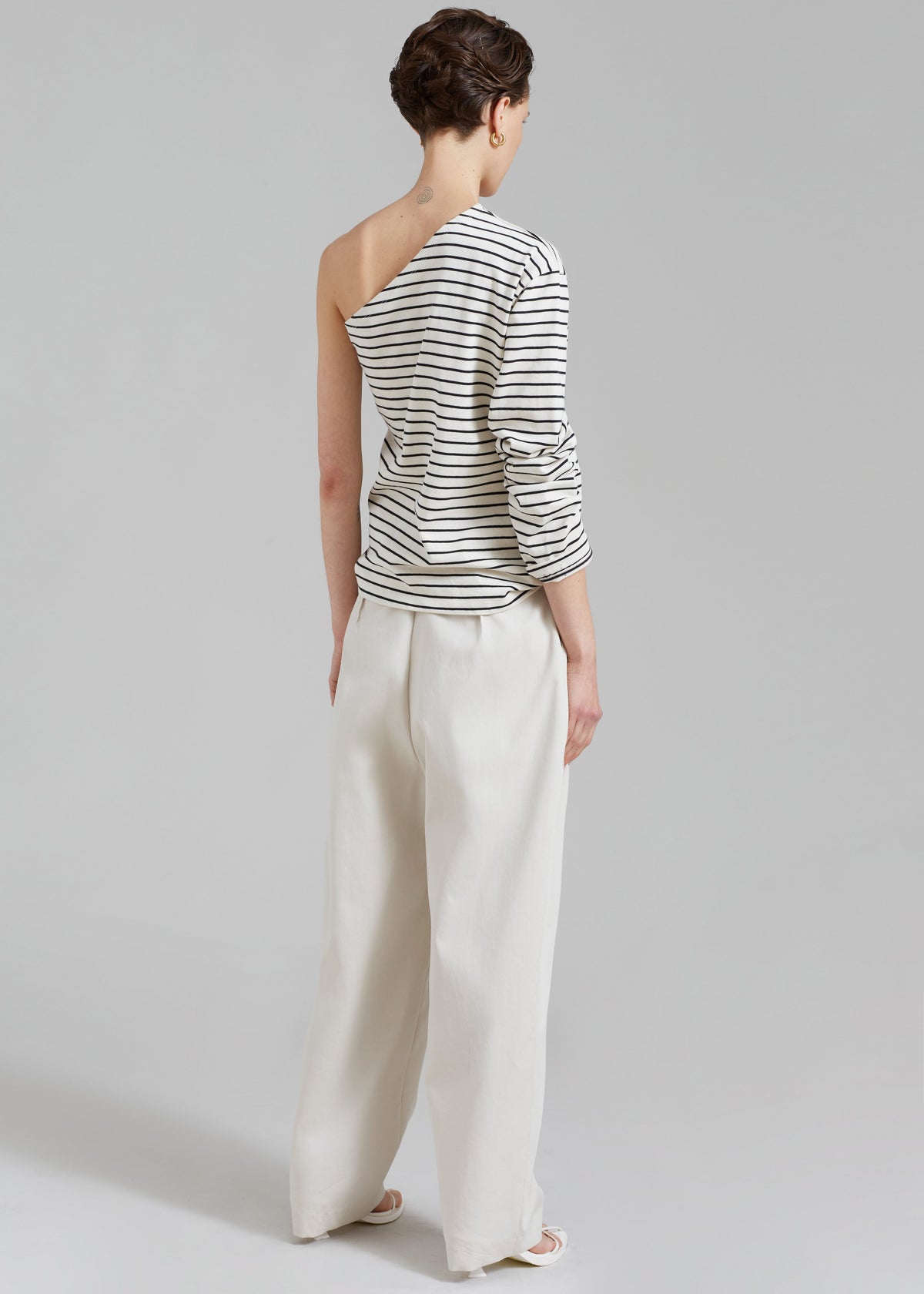 Effie Pleated Pants - Beige - 7