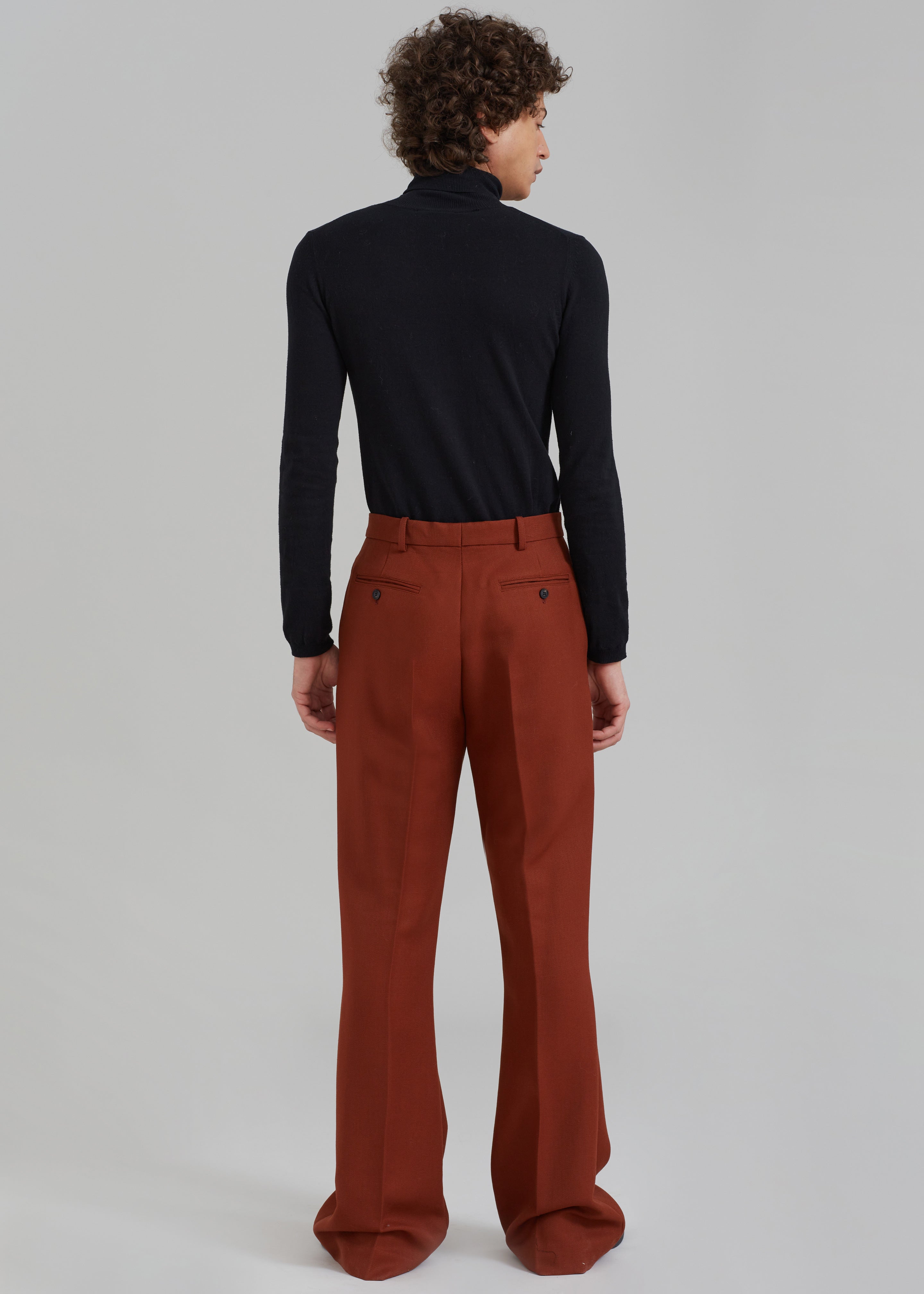 EGONLab Sami Tailored Trousers - Rust Wool - 16