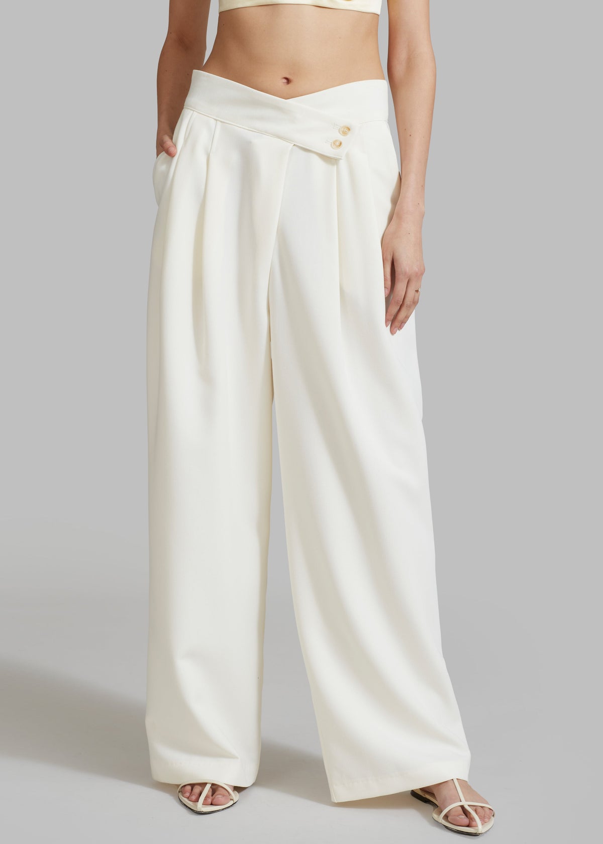 Eloise Trousers - Cream - 3