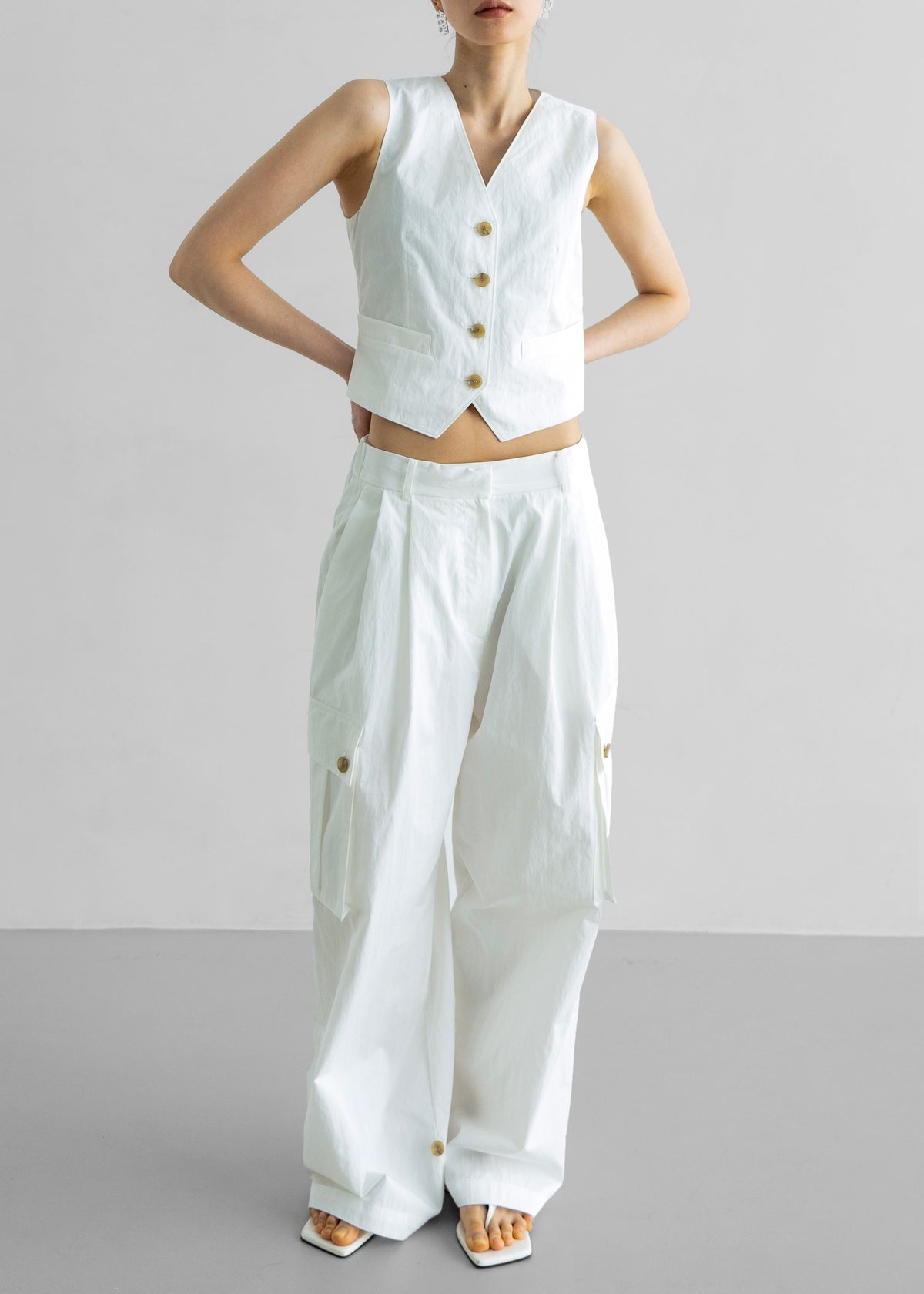 Emily Vest - White - 6