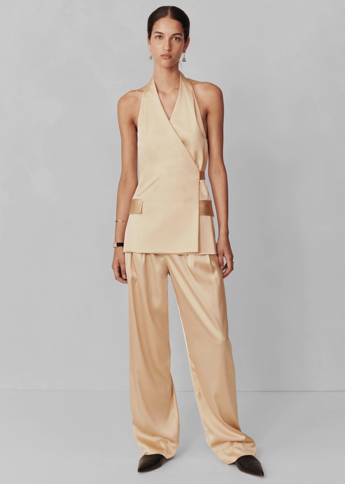 Esse Studios Lumiere Tailored Trousers - Golden Citrine - 1