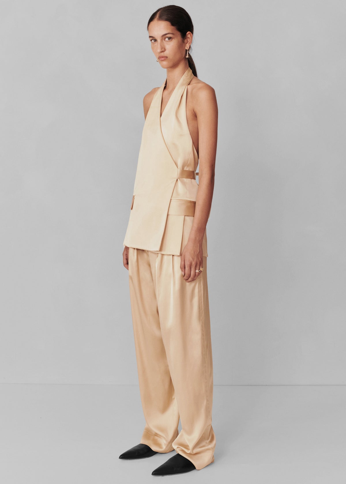 Esse Studios Lumiere Tailored Trousers - Golden Citrine - 3