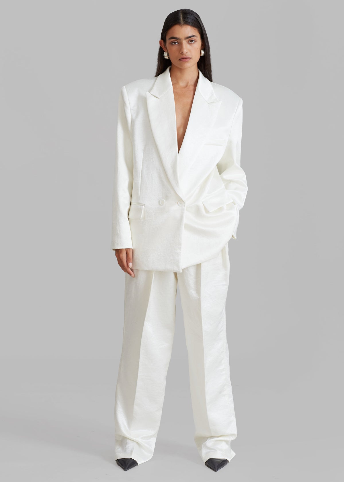 Elvira Blazer - Ivory - 3