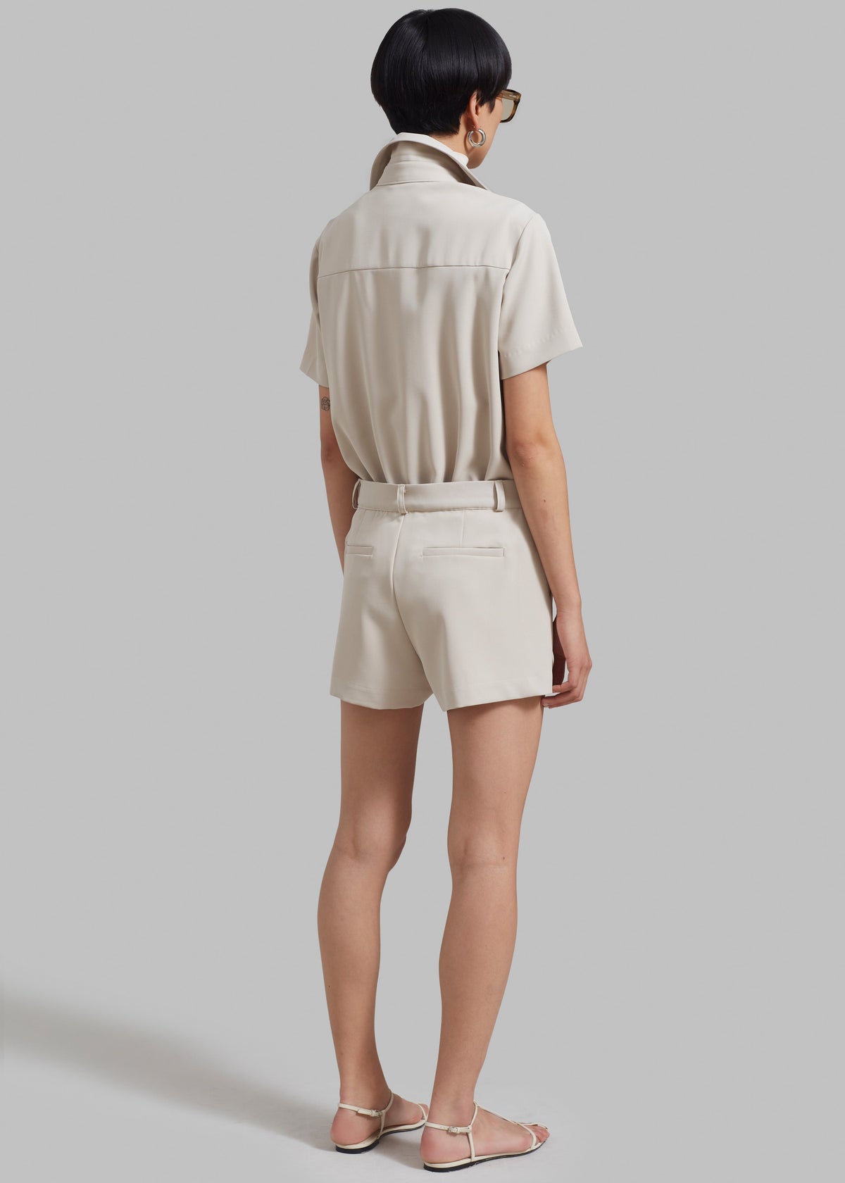 Faith Romper - Beige - 6