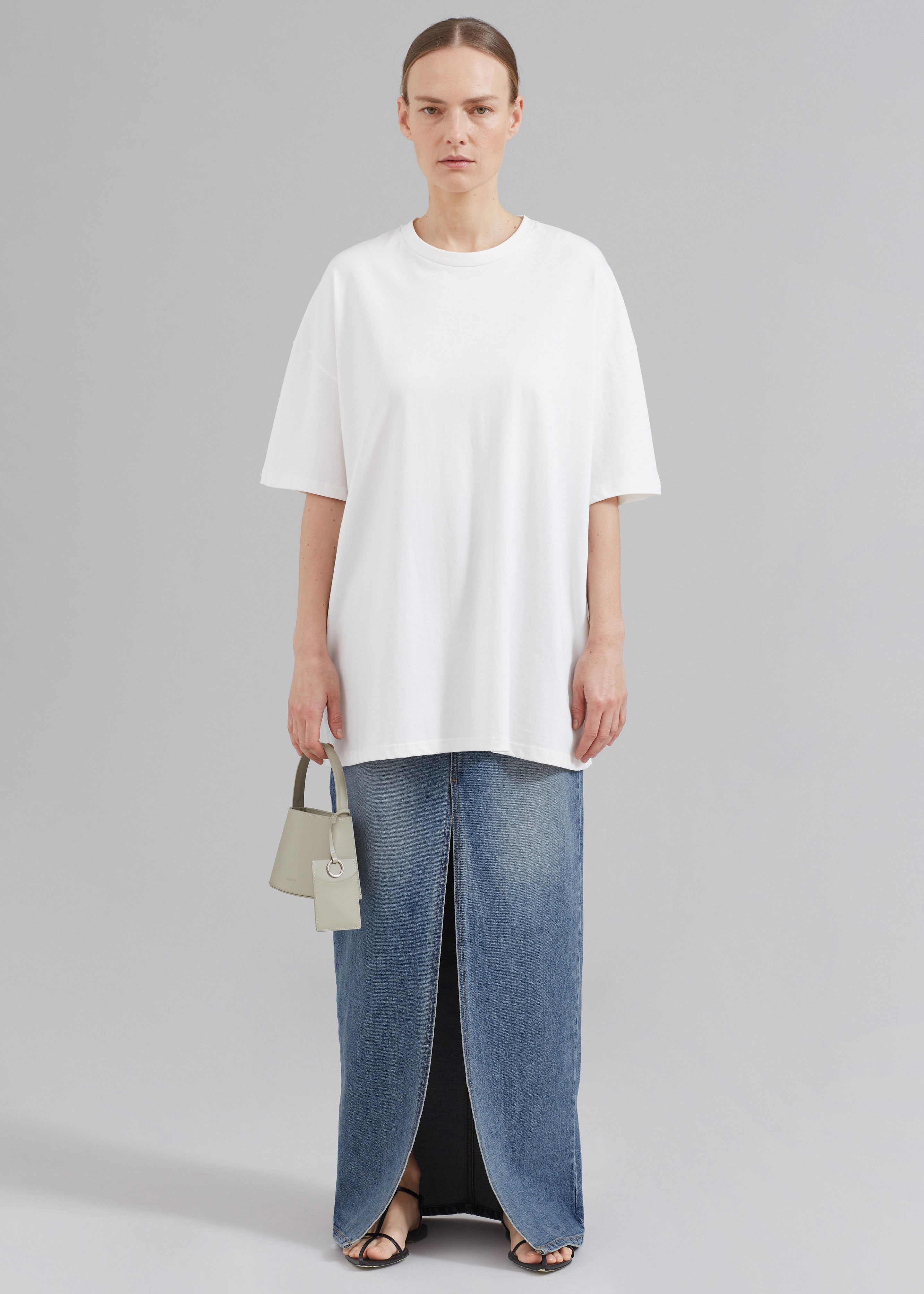 Faro Boxy Tee - White - 2