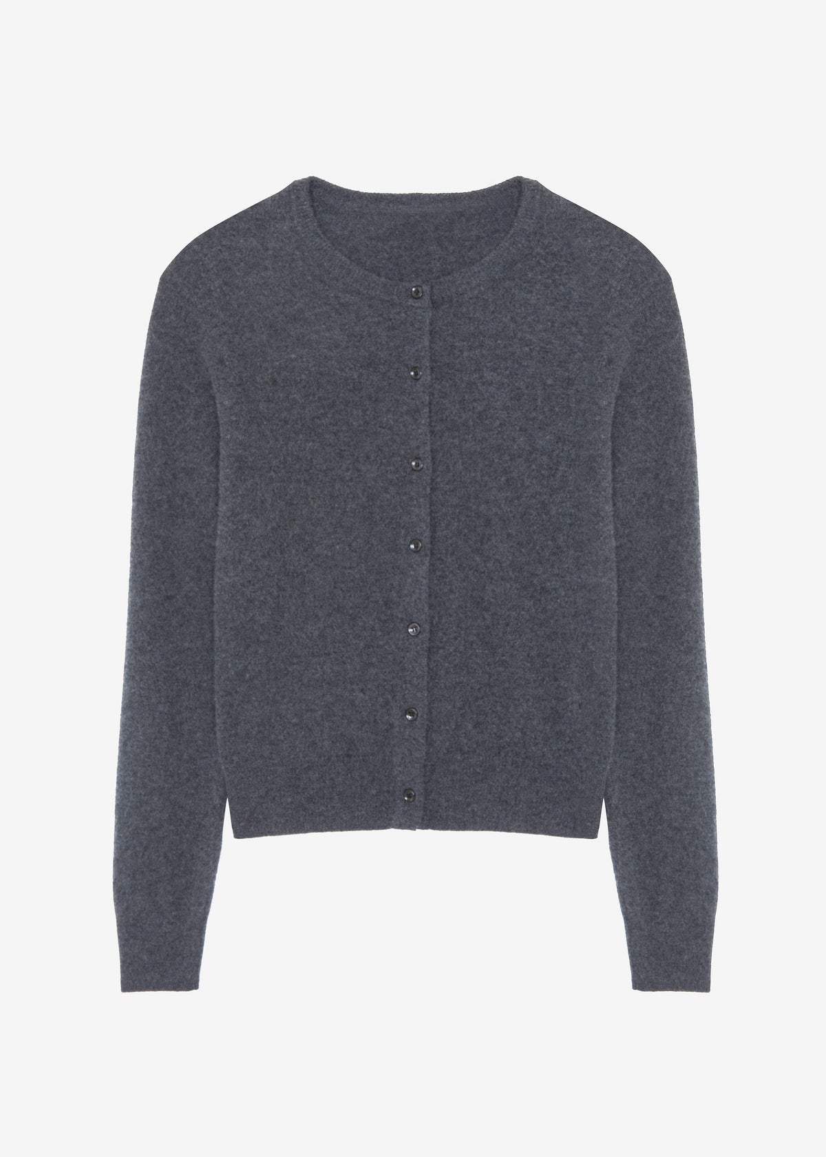 Francesca Cashmere Cardigan Charcoal