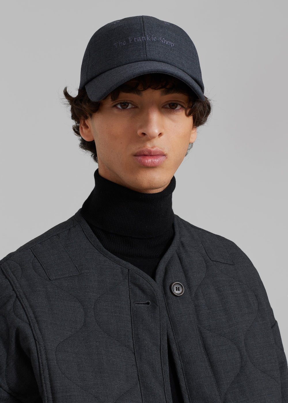 Frankie Baseball Cap - Charcoal - 1