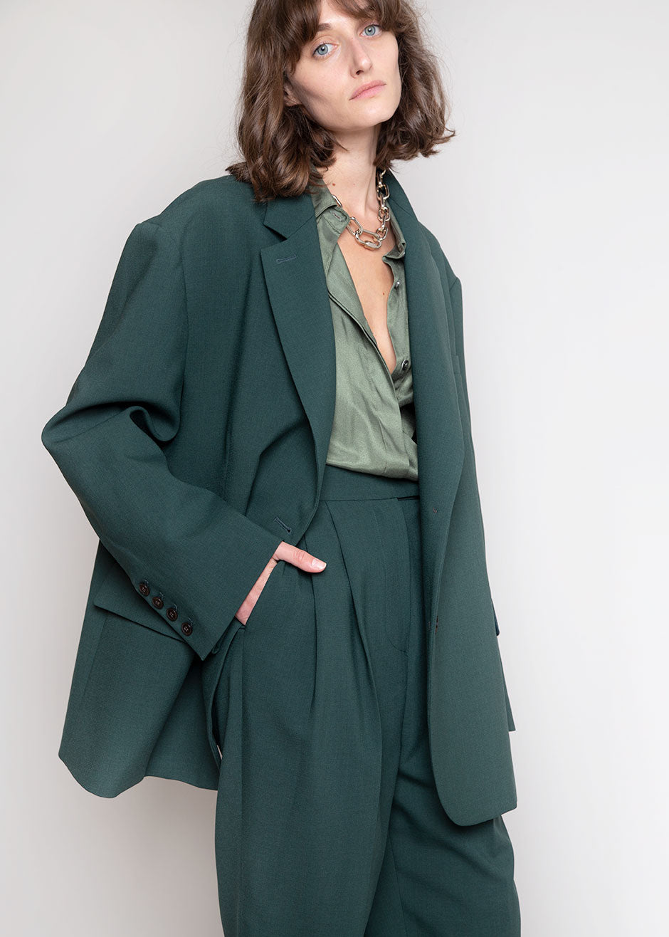Bea Blazer - Forest Green