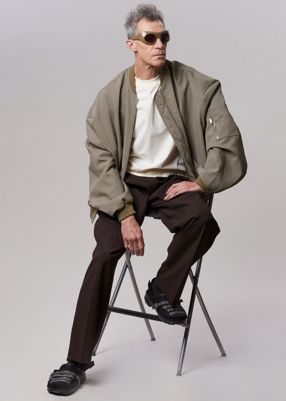 Lumi Bomber Jacket - Dark Olive - 1