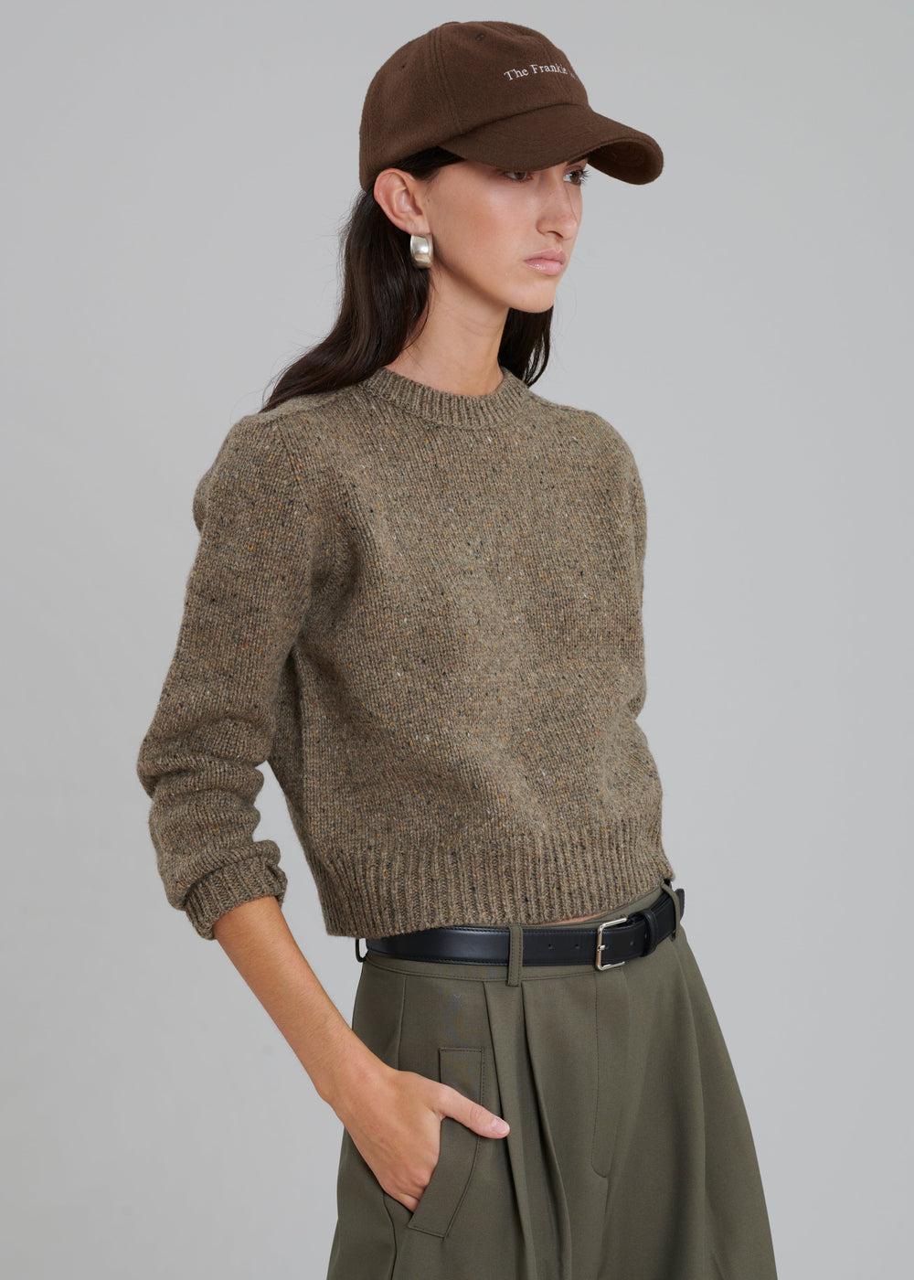 Casquette Frankie en laine - Chocolat