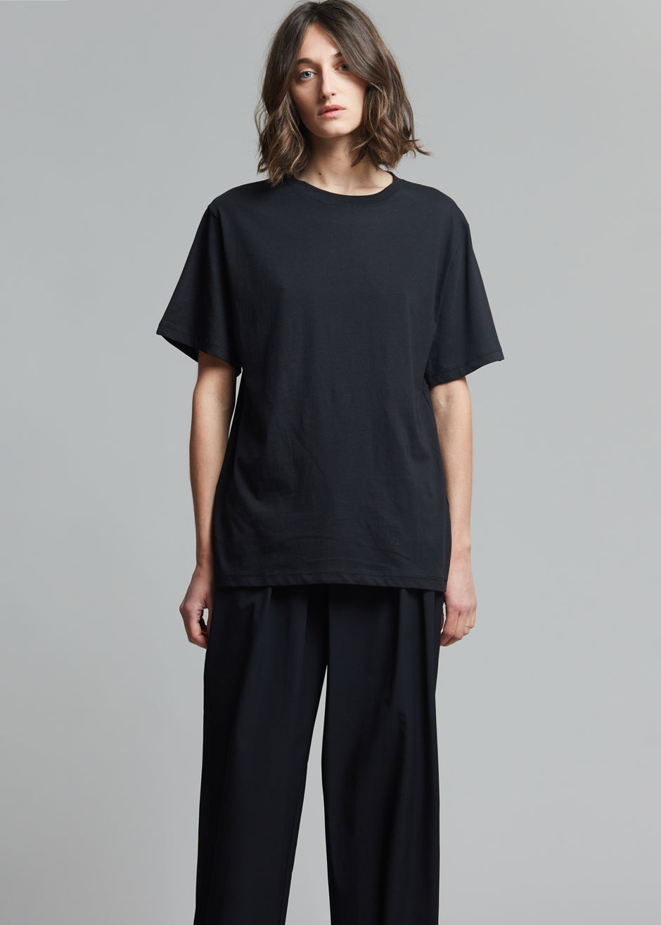 Lilou Simple Tee - Black - 2