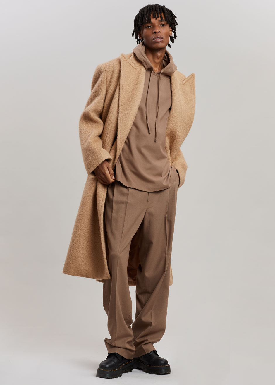 John Oversized Coat - Camel - 16
