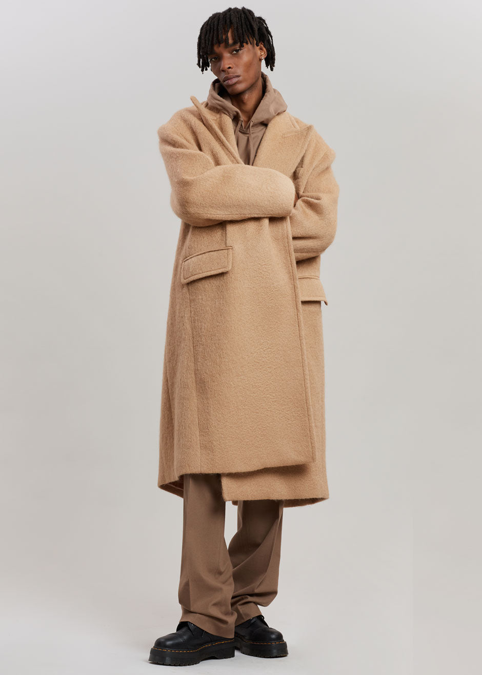 John Oversized Coat - Camel