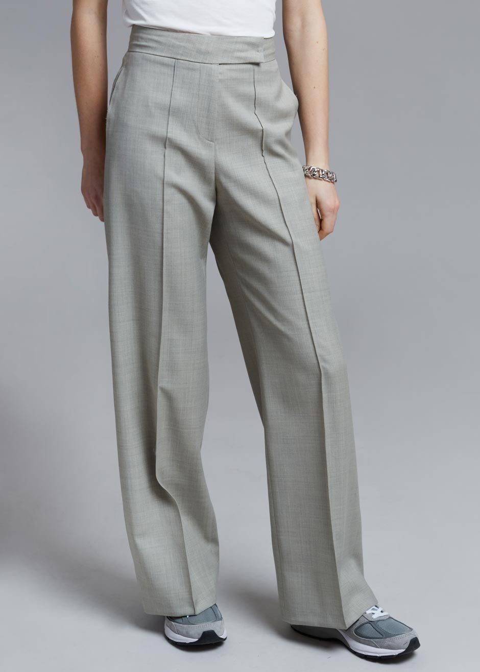 Mattea Suit Trousers in Agate Melange - 2
