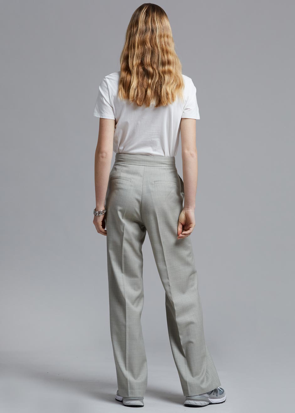 Mattea Suit Trousers in Agate Melange - 9
