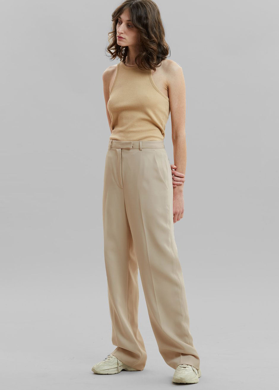 Isla Tailored Trousers - Natural - 2