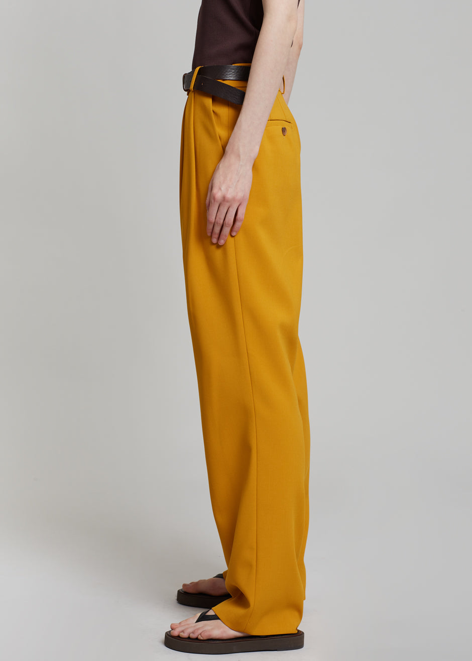 Bea Suit Pants - Mustard - 3
