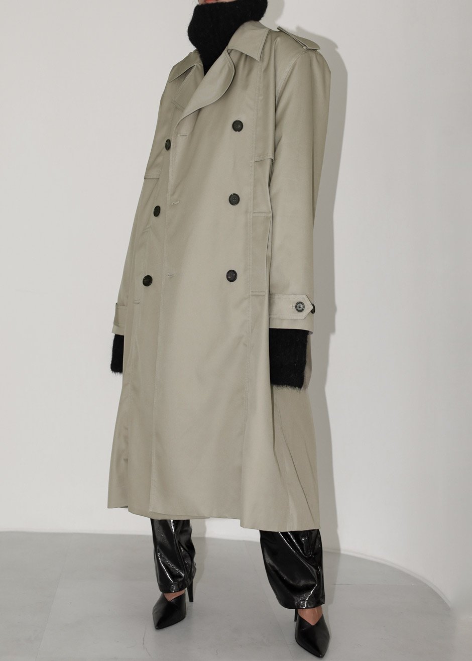 Eugene Trench Coat - Pale Khaki - 12