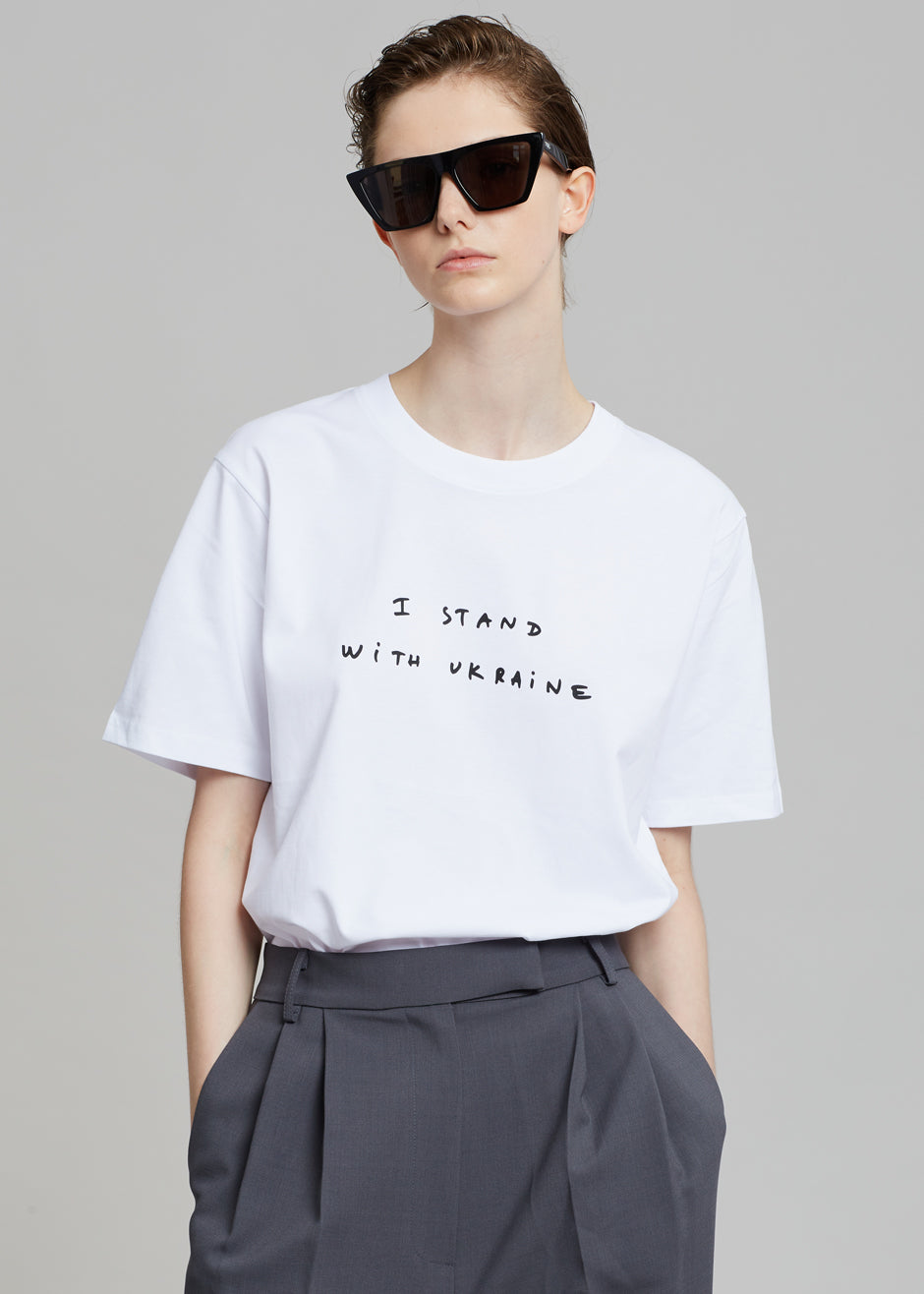 The Frankie Shop x Thomas Lélu Stand T-Shirt - White/Black - 4
