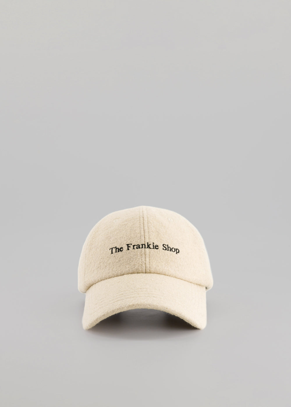 Frankie Boiled Wool Baseball Cap - Beige
