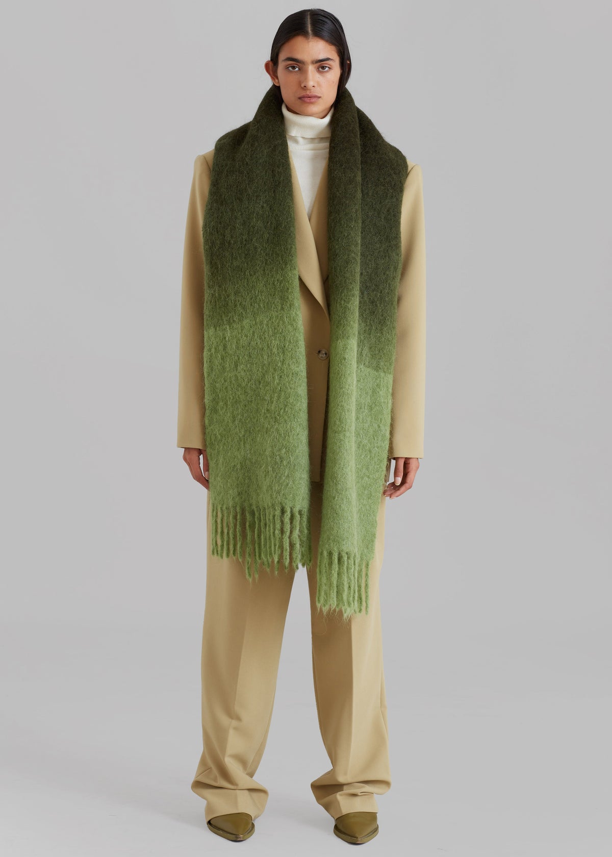 Frankie Lanne Scarf - Olive Gradient - 2