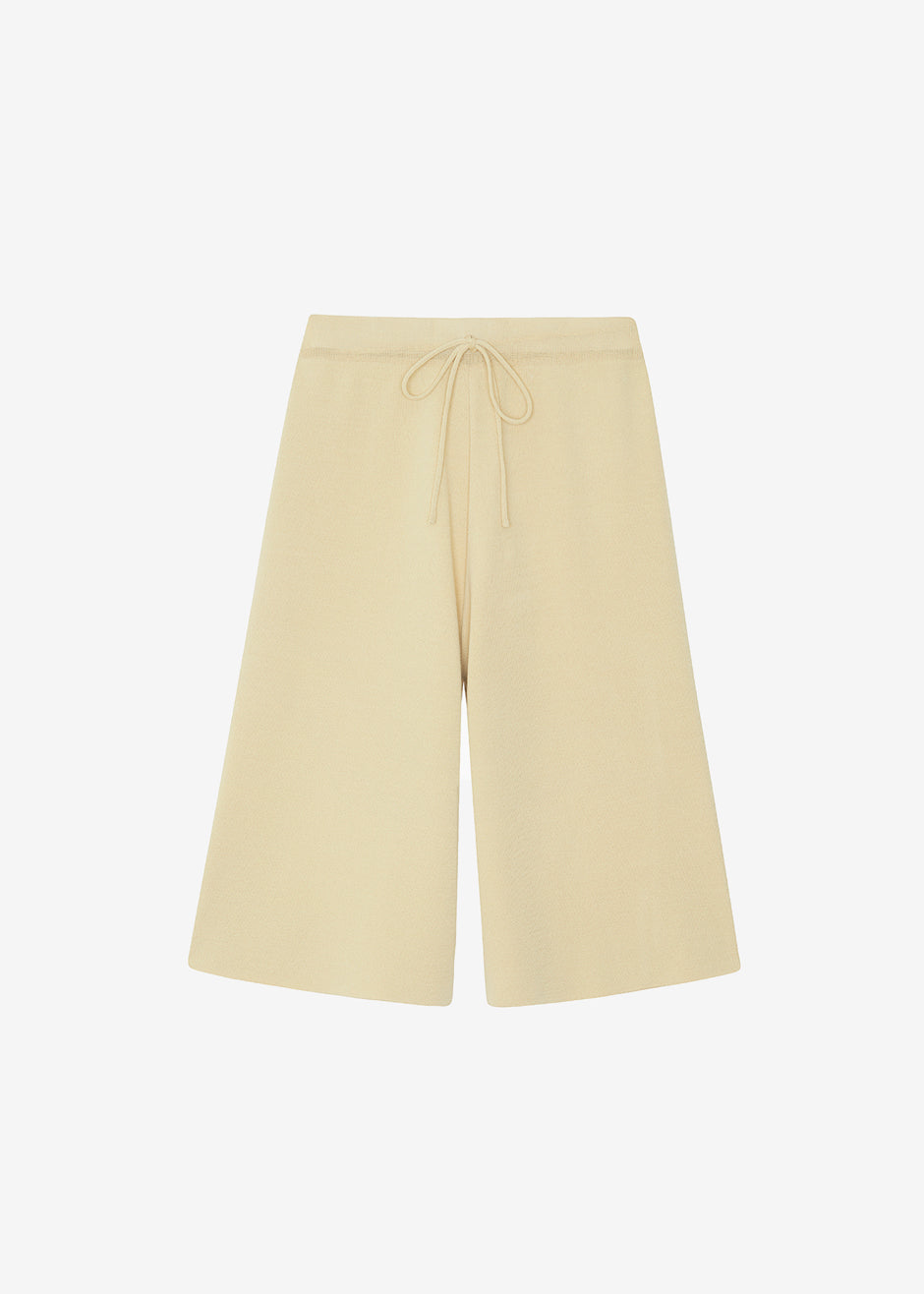Thea Knit Bermuda Shorts - Straw - 12