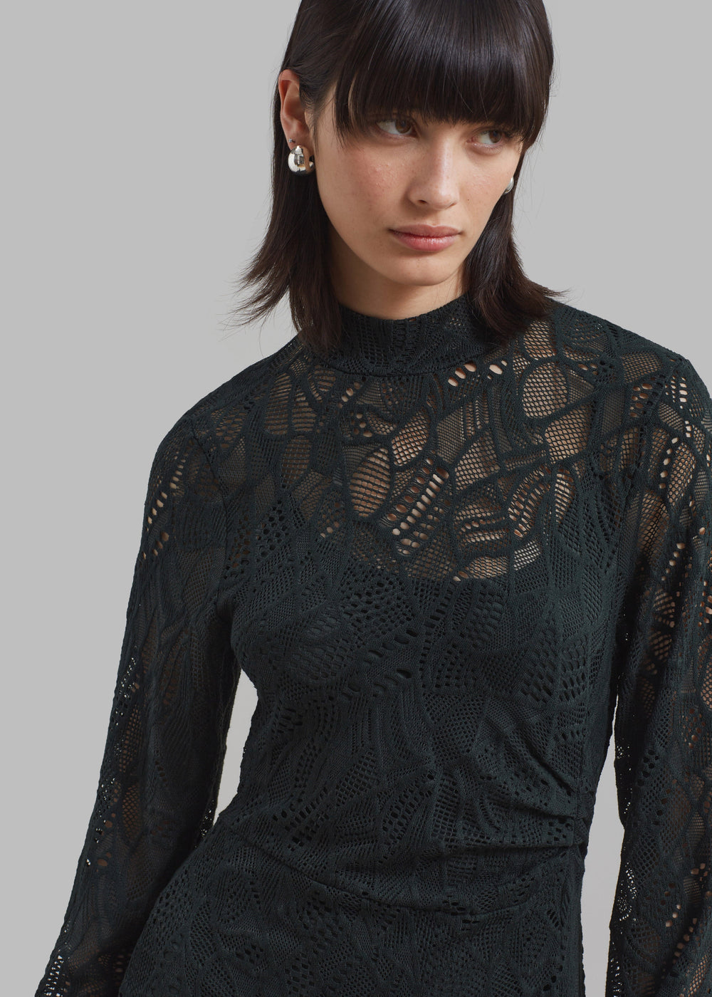 Gestuz Hilma GZ Lace Midi Dress - Jet Set - 1