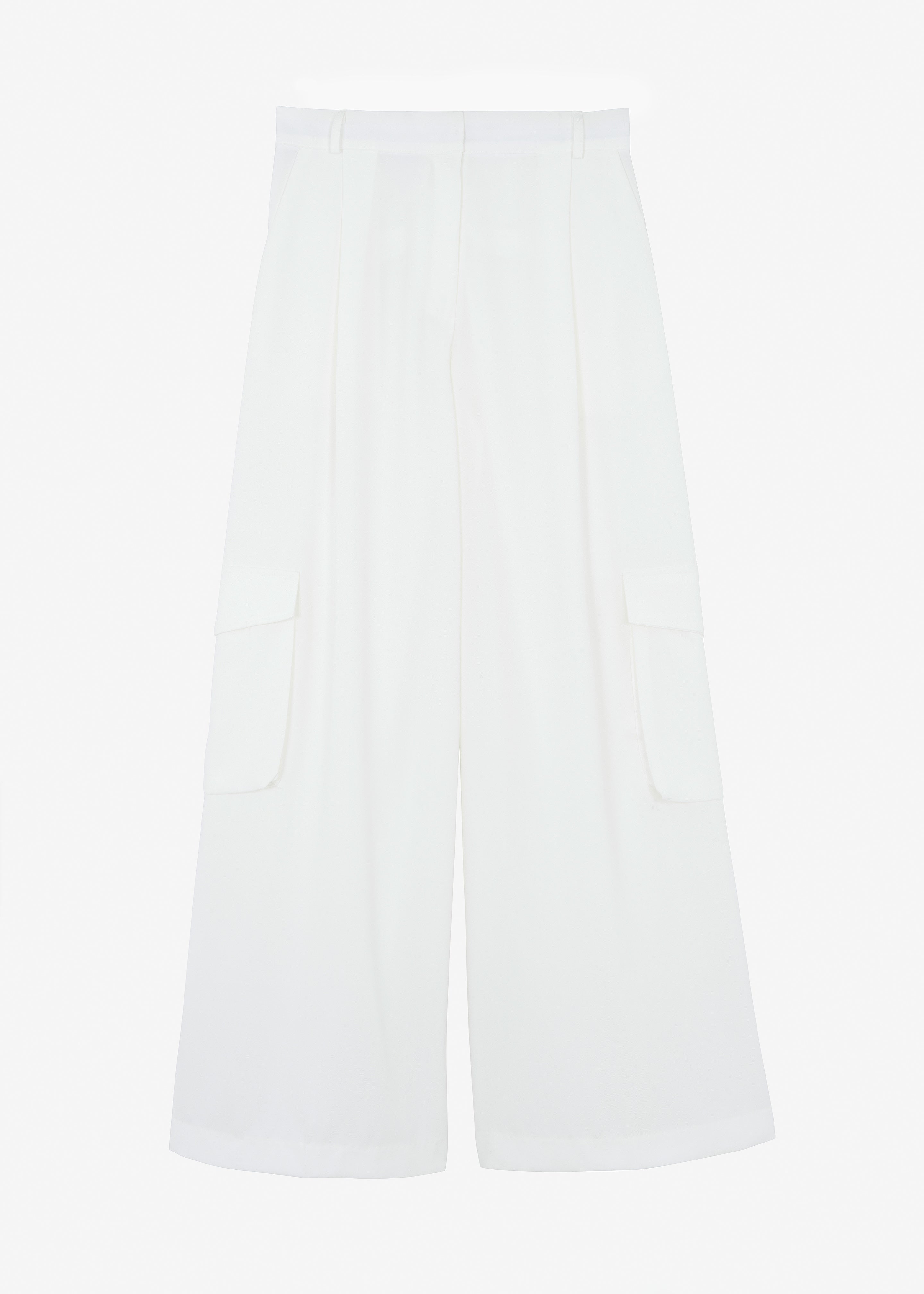 Gladys Cargo Pants - White - 11