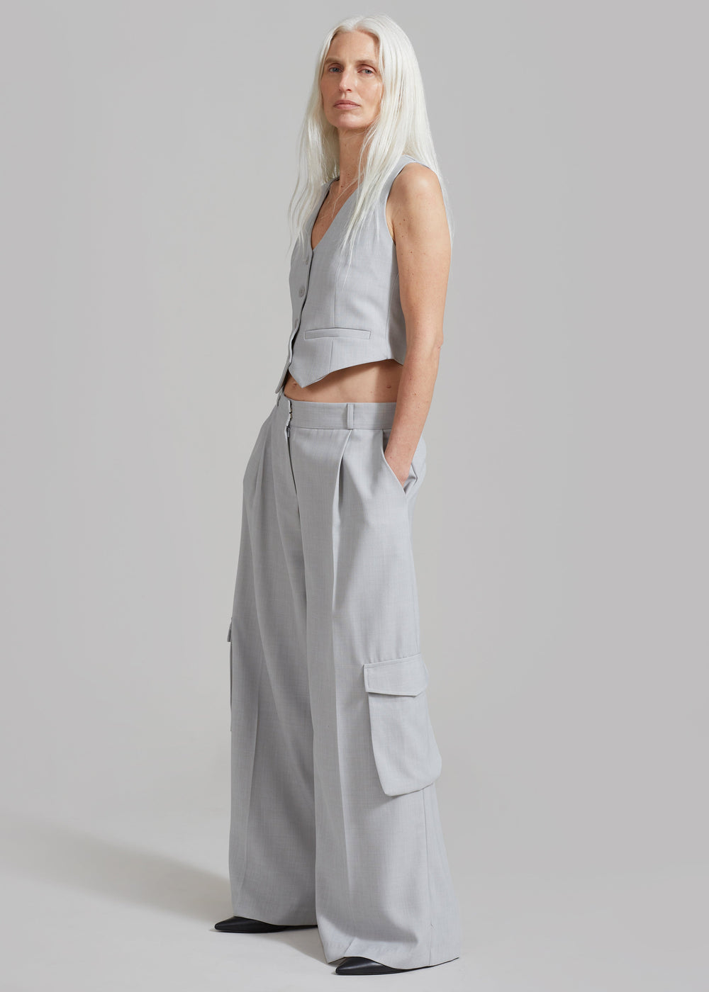 Gladys Vest - Grey - 1