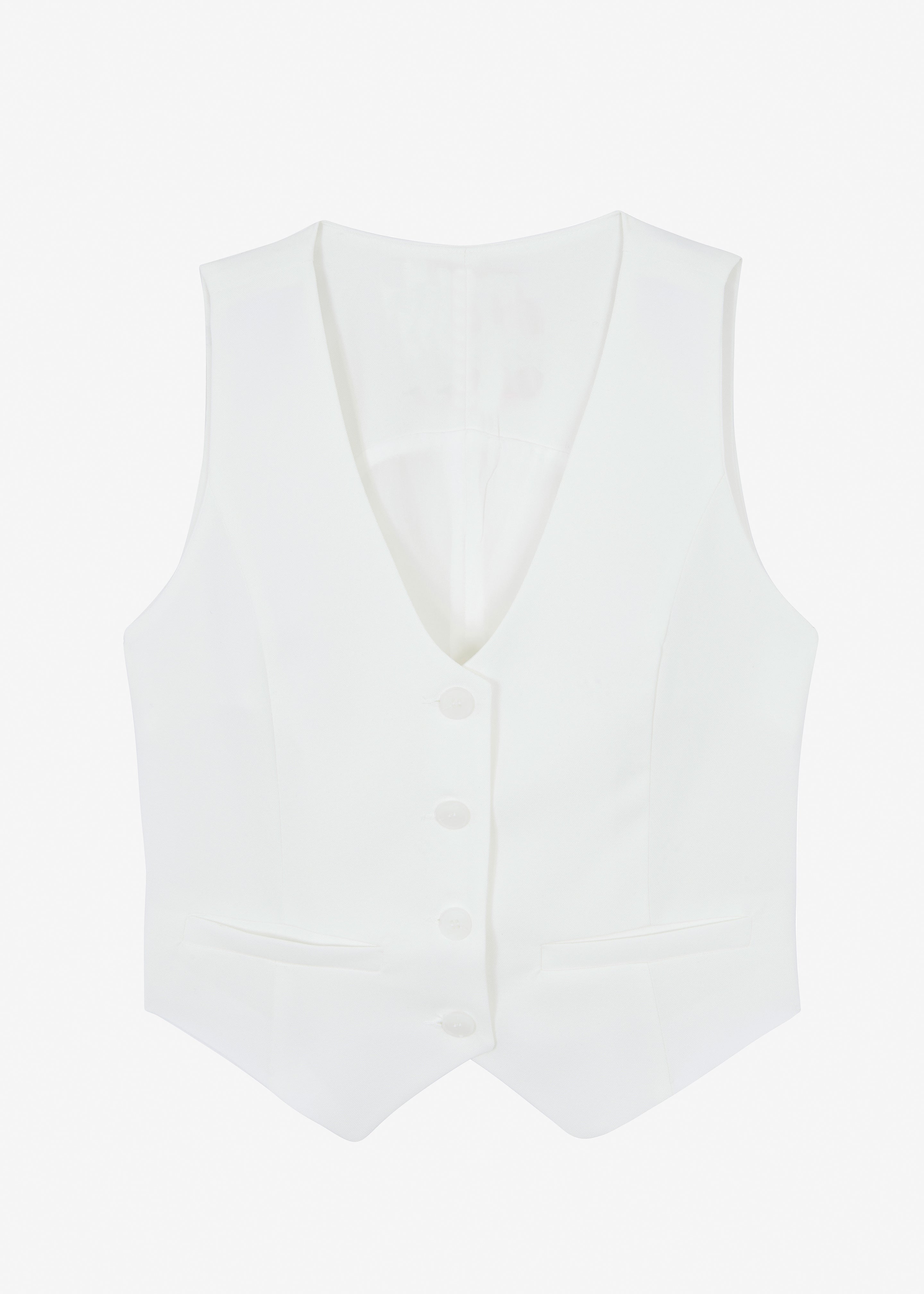 Gladys Vest - White - 8