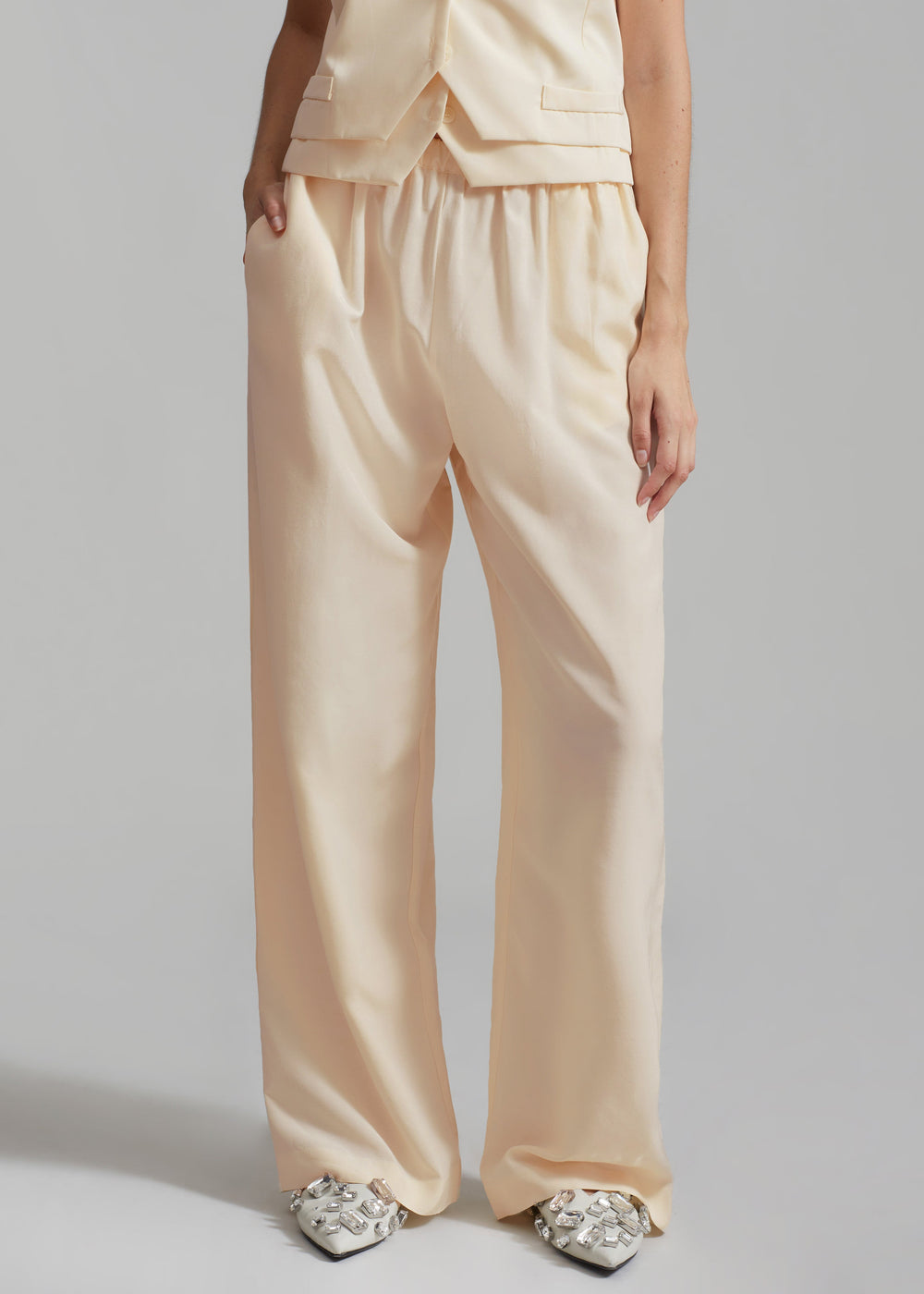 Greer Pants - Cream - 1