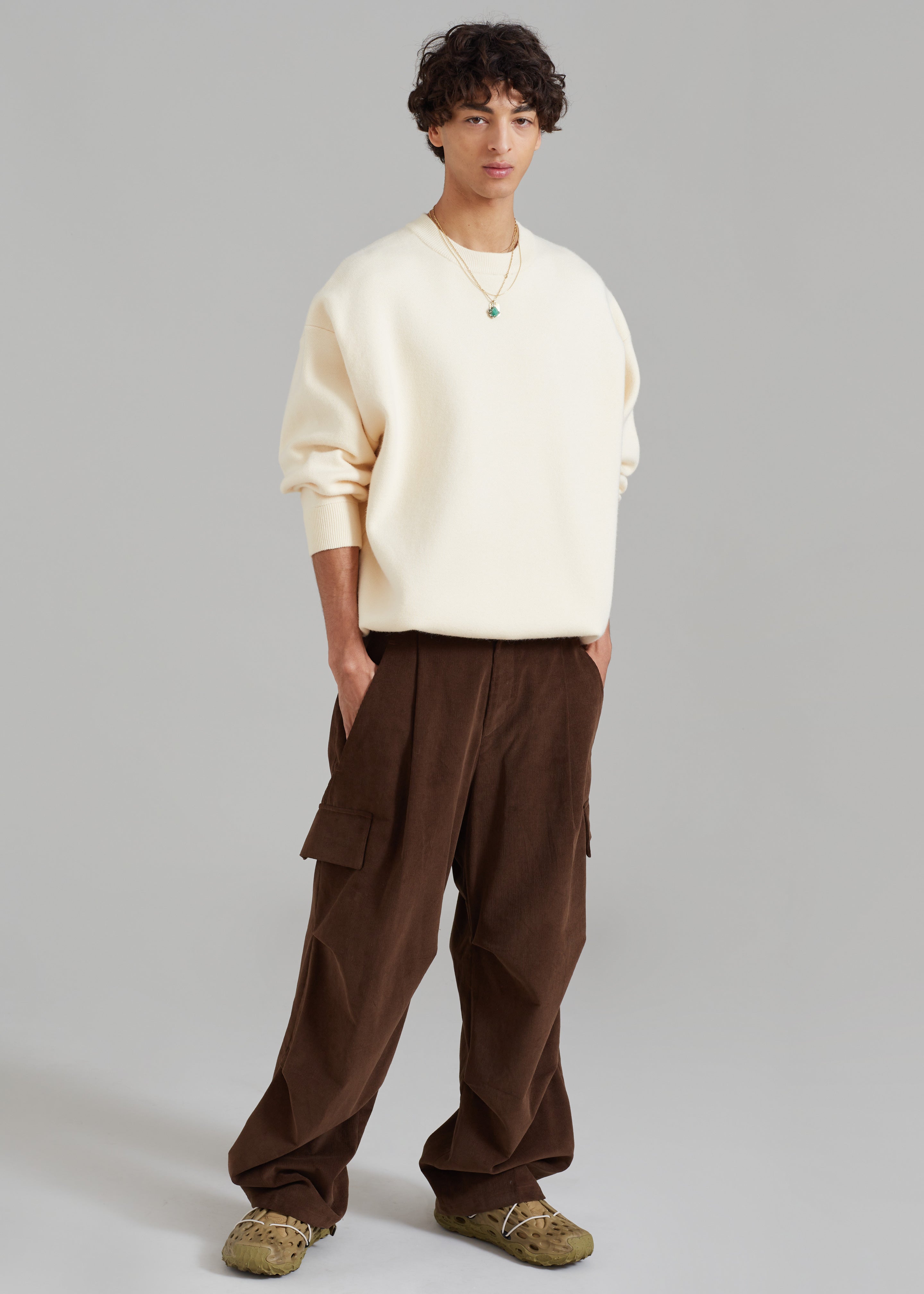 Garnett Corduroy Pants - Brown