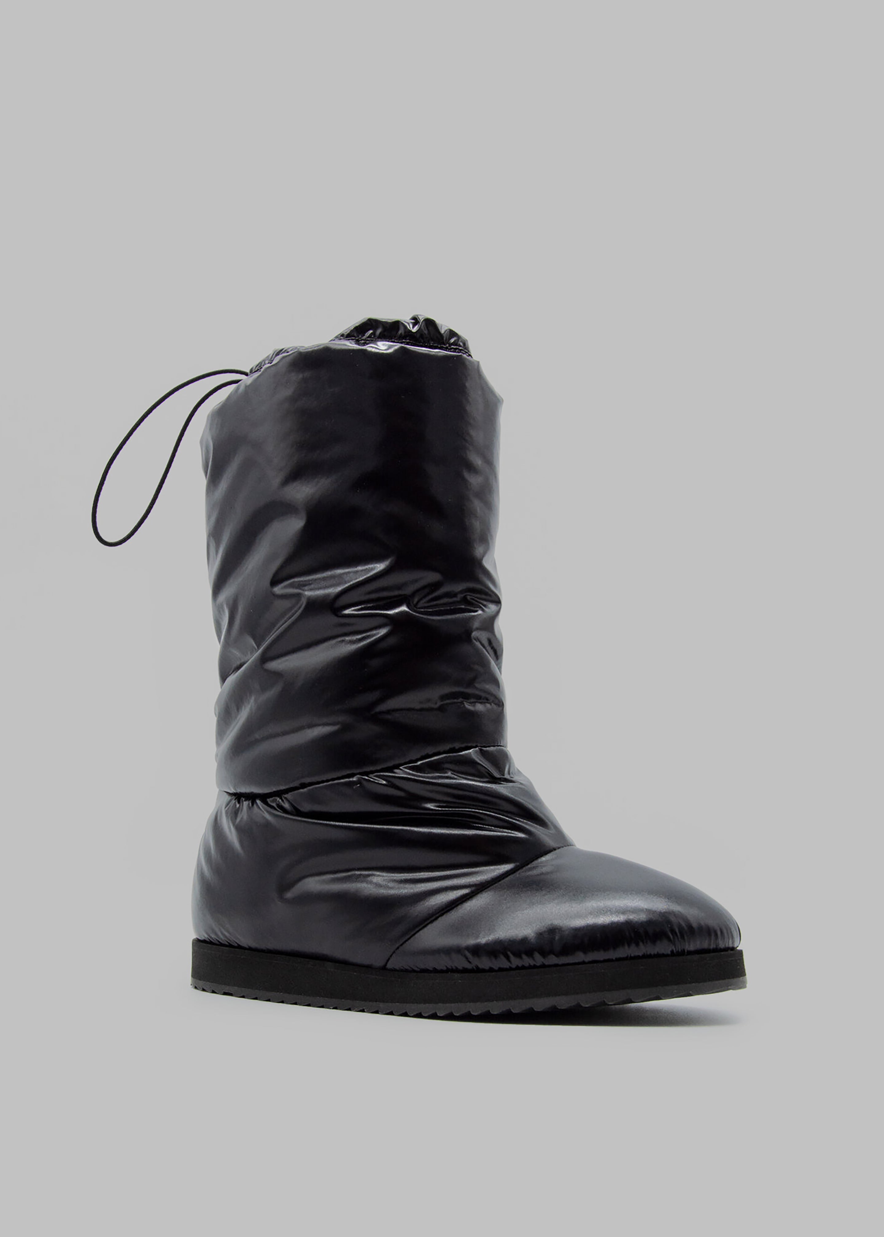 Gia Borghini 20 Glossy Nylon Boot - Black - 3
