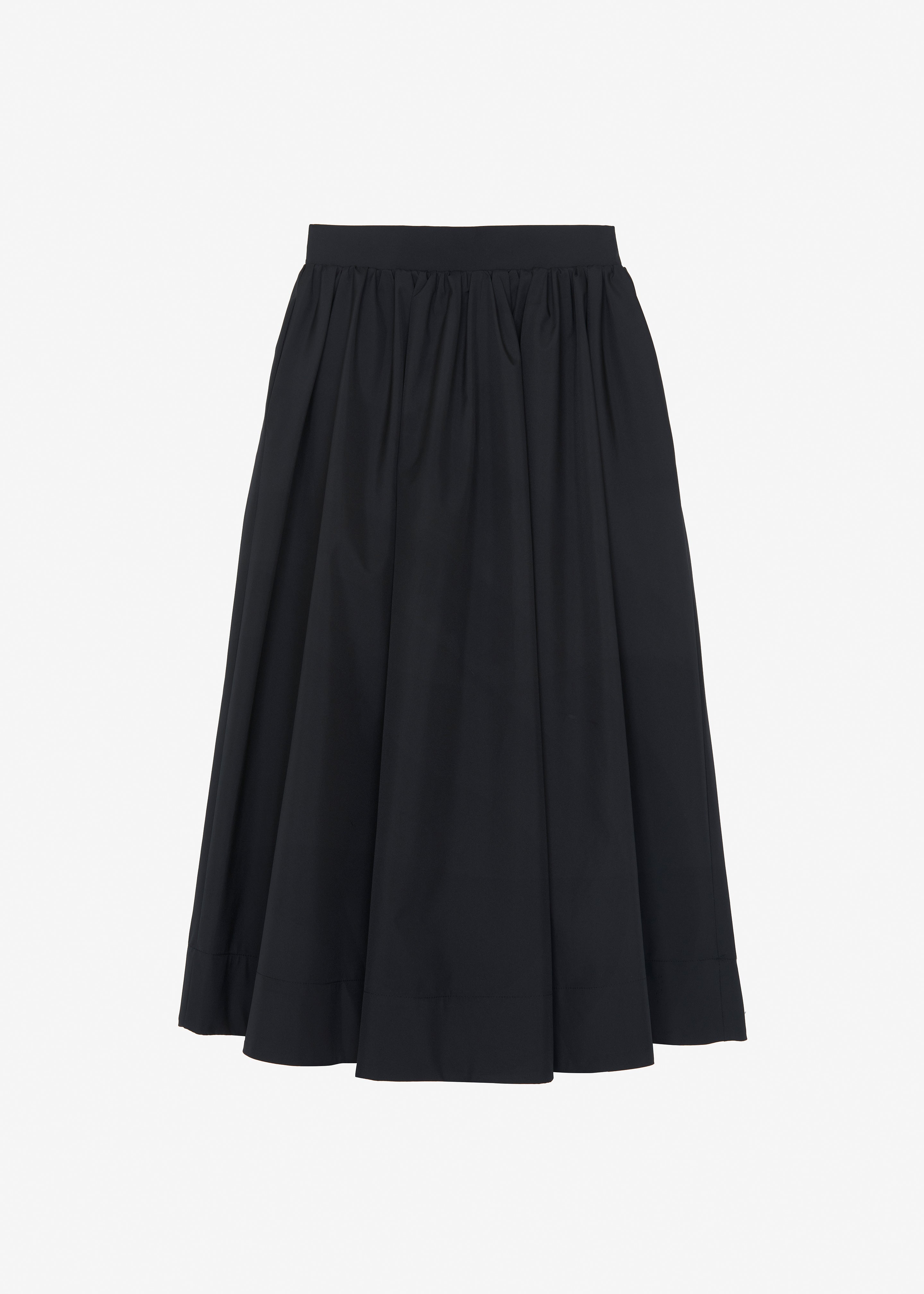 Grace Pleated Midi Skirt - Black - 7