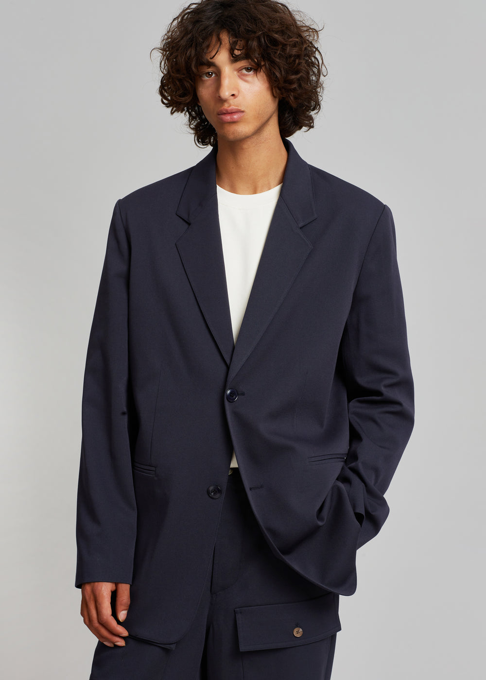 Grant Blazer - Navy - 1